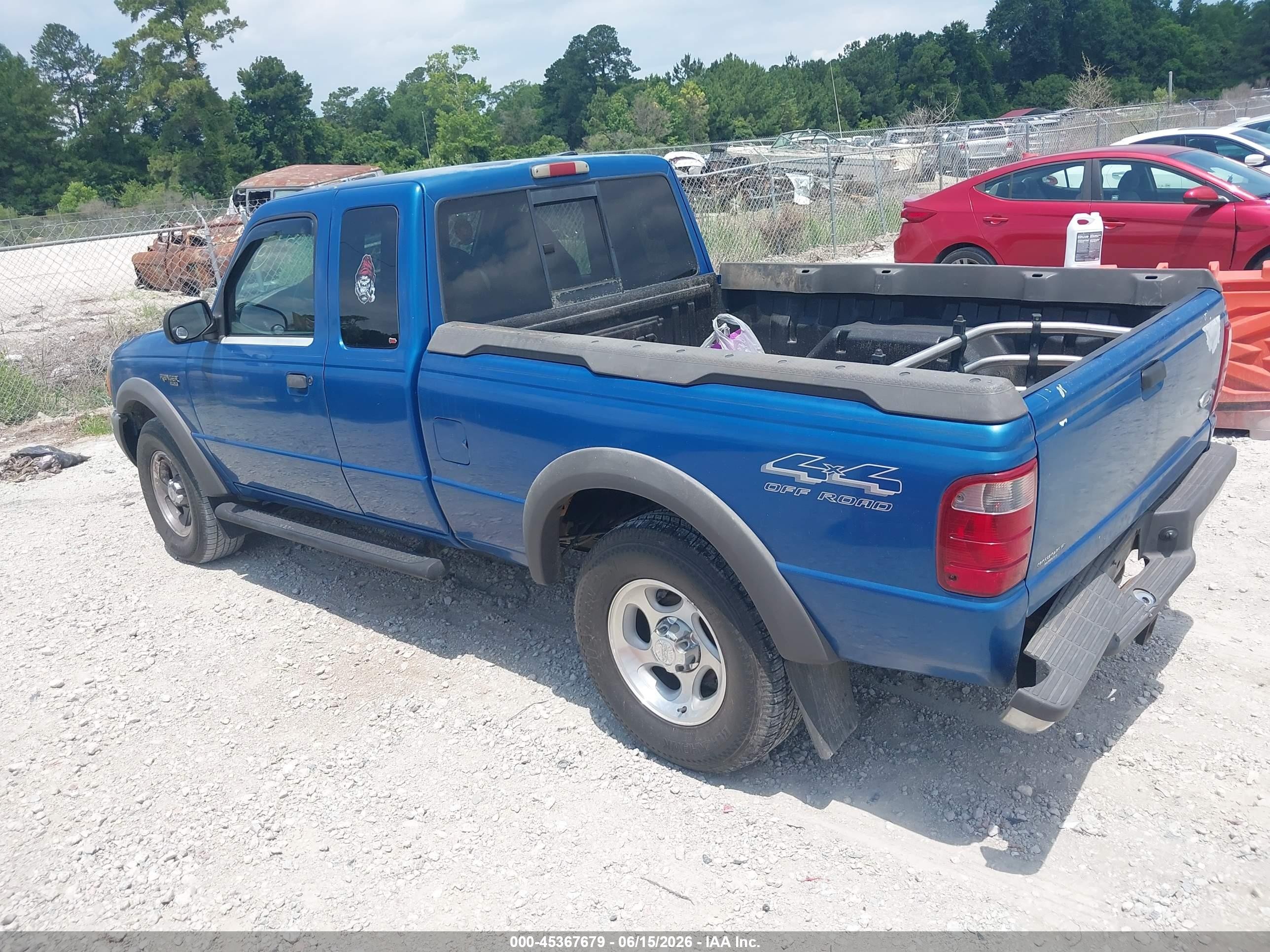 2001 Ford Ranger Edge/xlt Blue vin: 1FTZR15E11PA01531