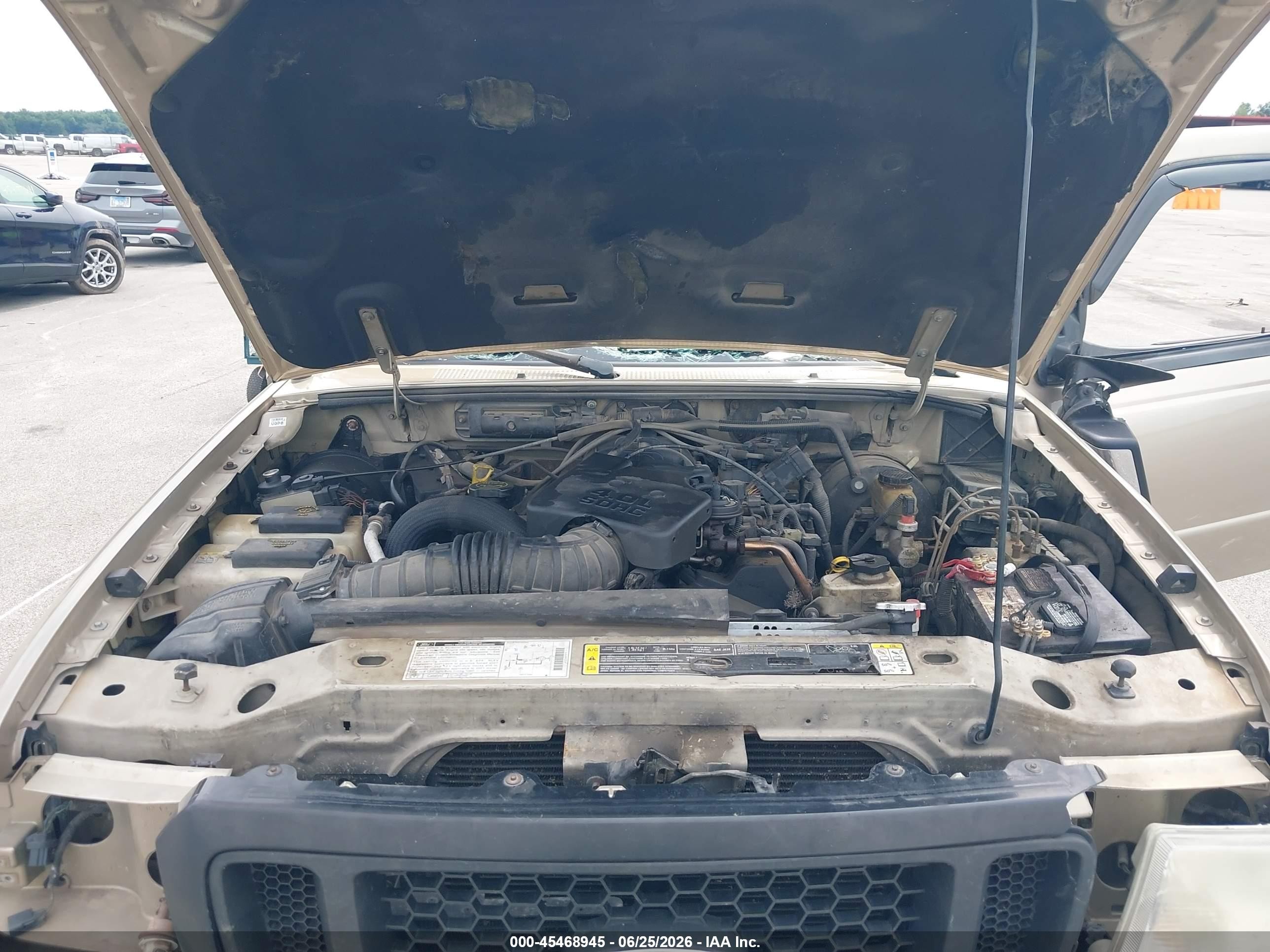 2001 Ford Ranger Edge/xlt Gold vin: 1FTZR15E11TA63745