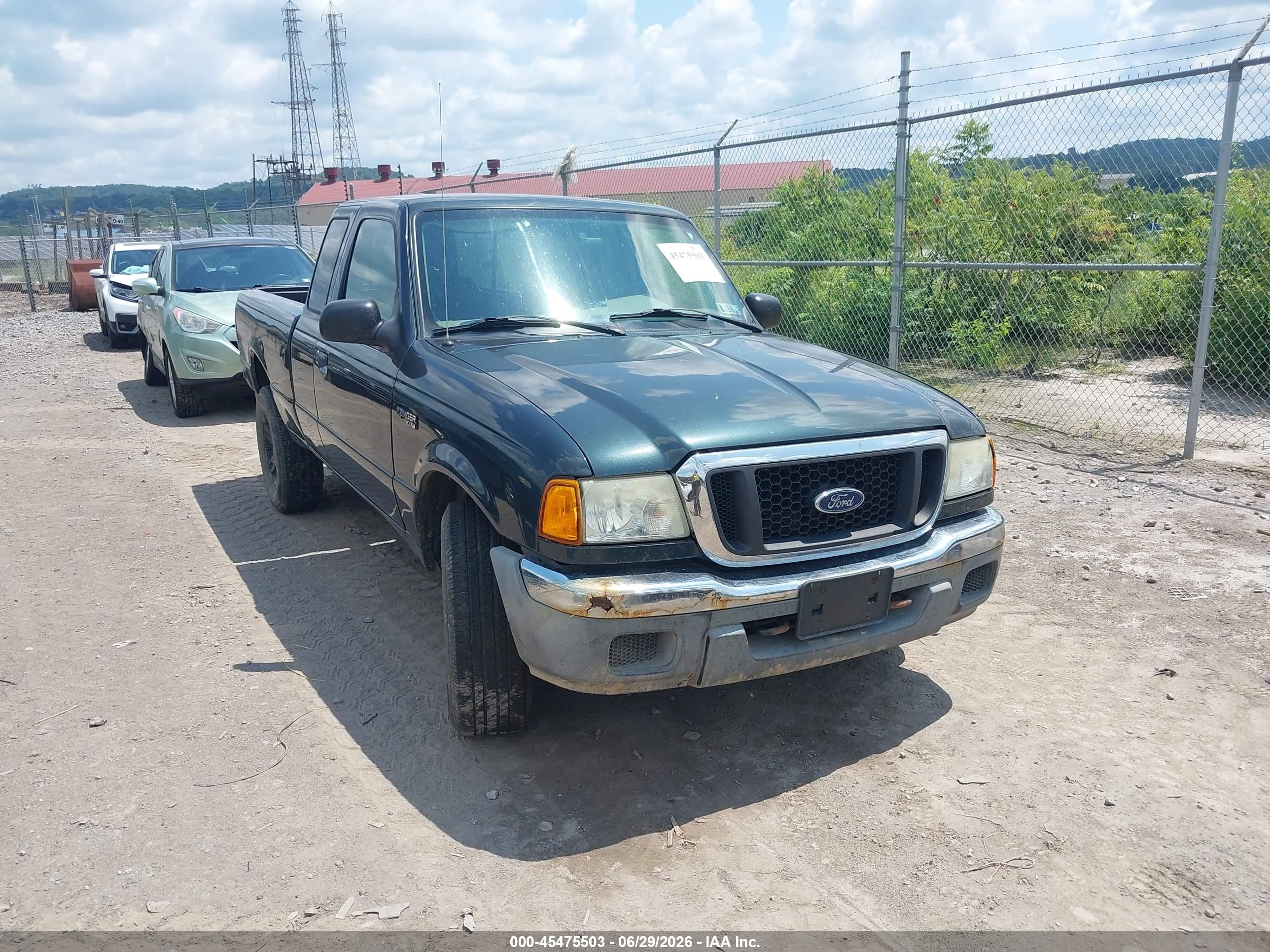 2004 Ford Ranger Xlt Black vin: 1FTZR15E14PA93373