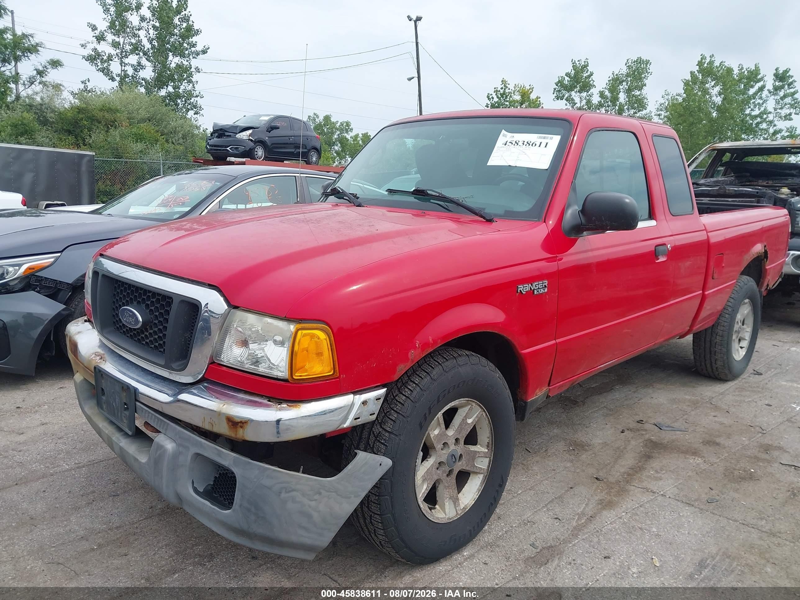 2004 Ford Ranger Xlt Красный vin: 1FTZR15E14PB08373