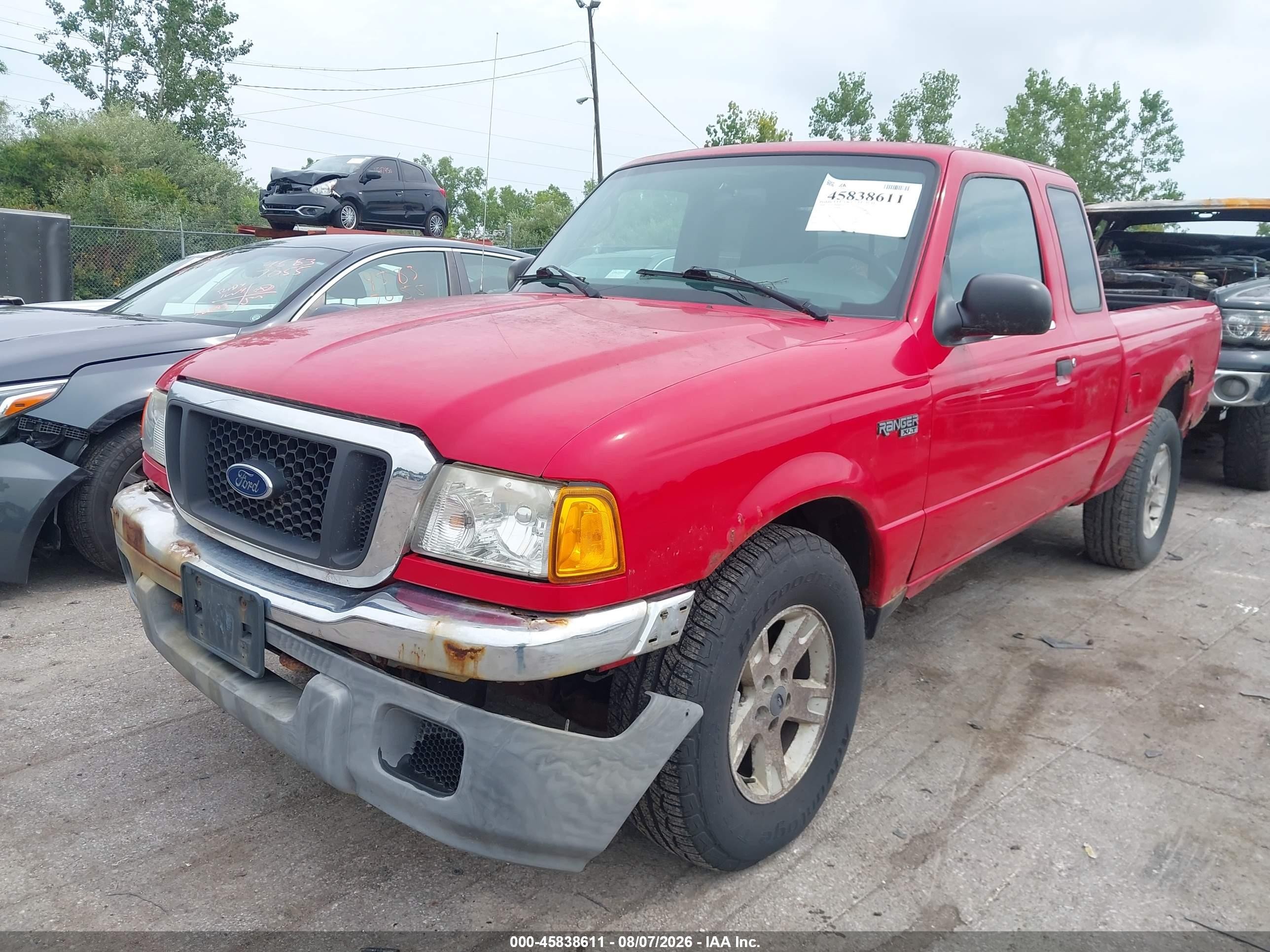 2004 Ford Ranger Xlt Красный vin: 1FTZR15E14PB08373