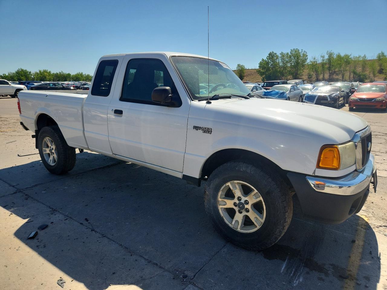 2004 Ford Ranger Super Cab White vin: 1FTZR15E14PB14979