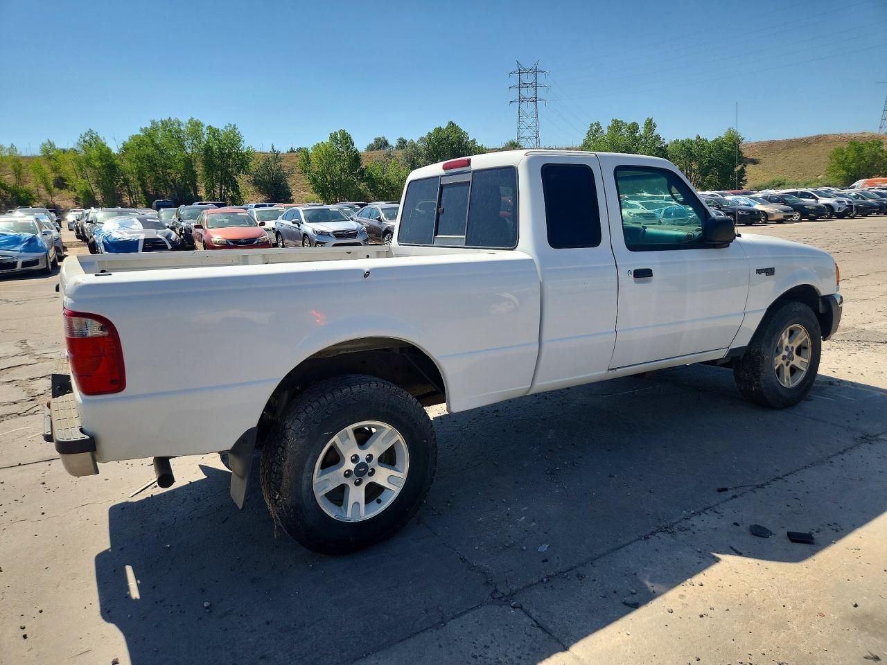 2004 Ford Ranger Super Cab White vin: 1FTZR15E14PB14979