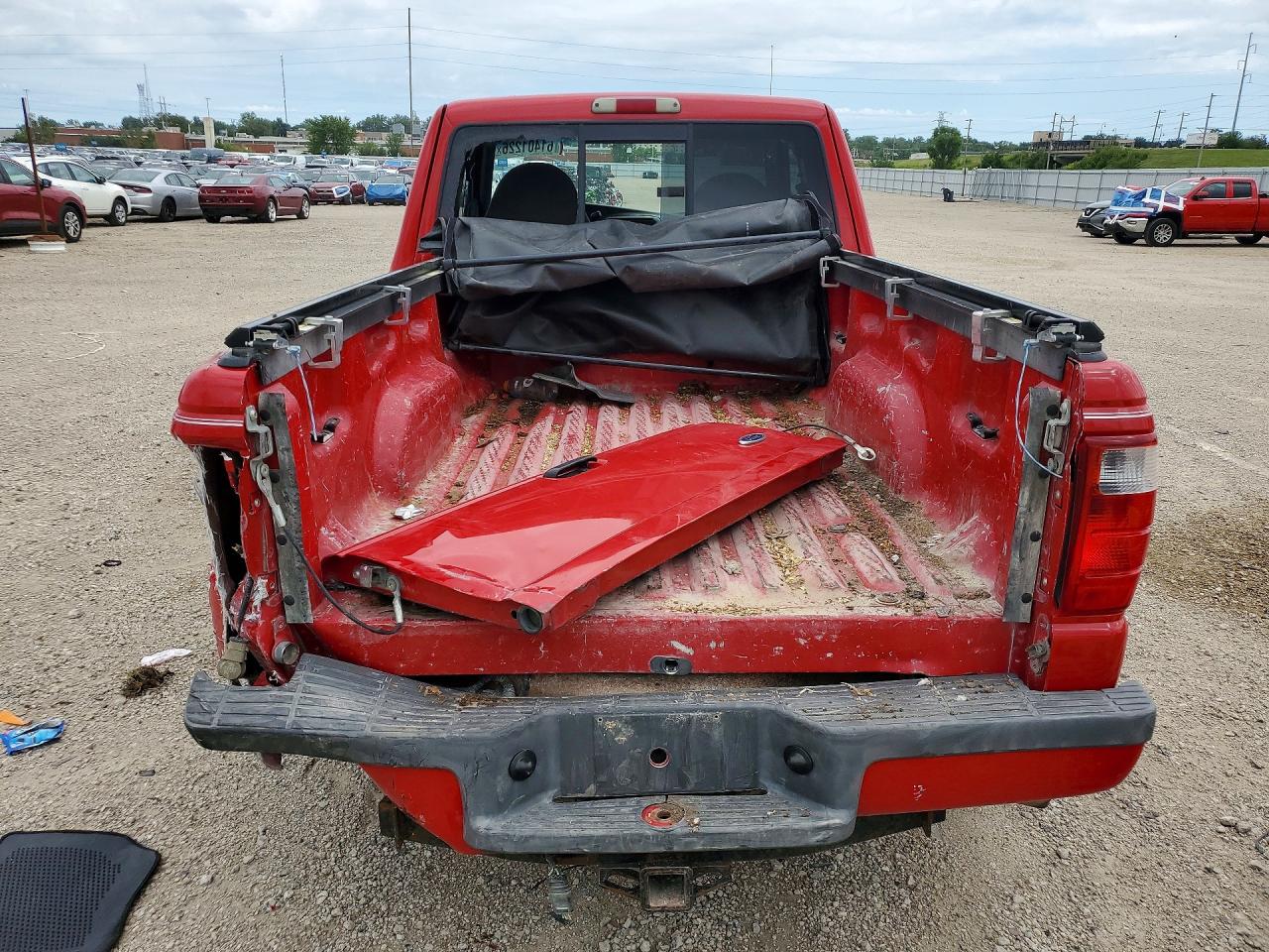 2001 Ford Ranger Super Cab Red vin: 1FTZR15E21PB17496