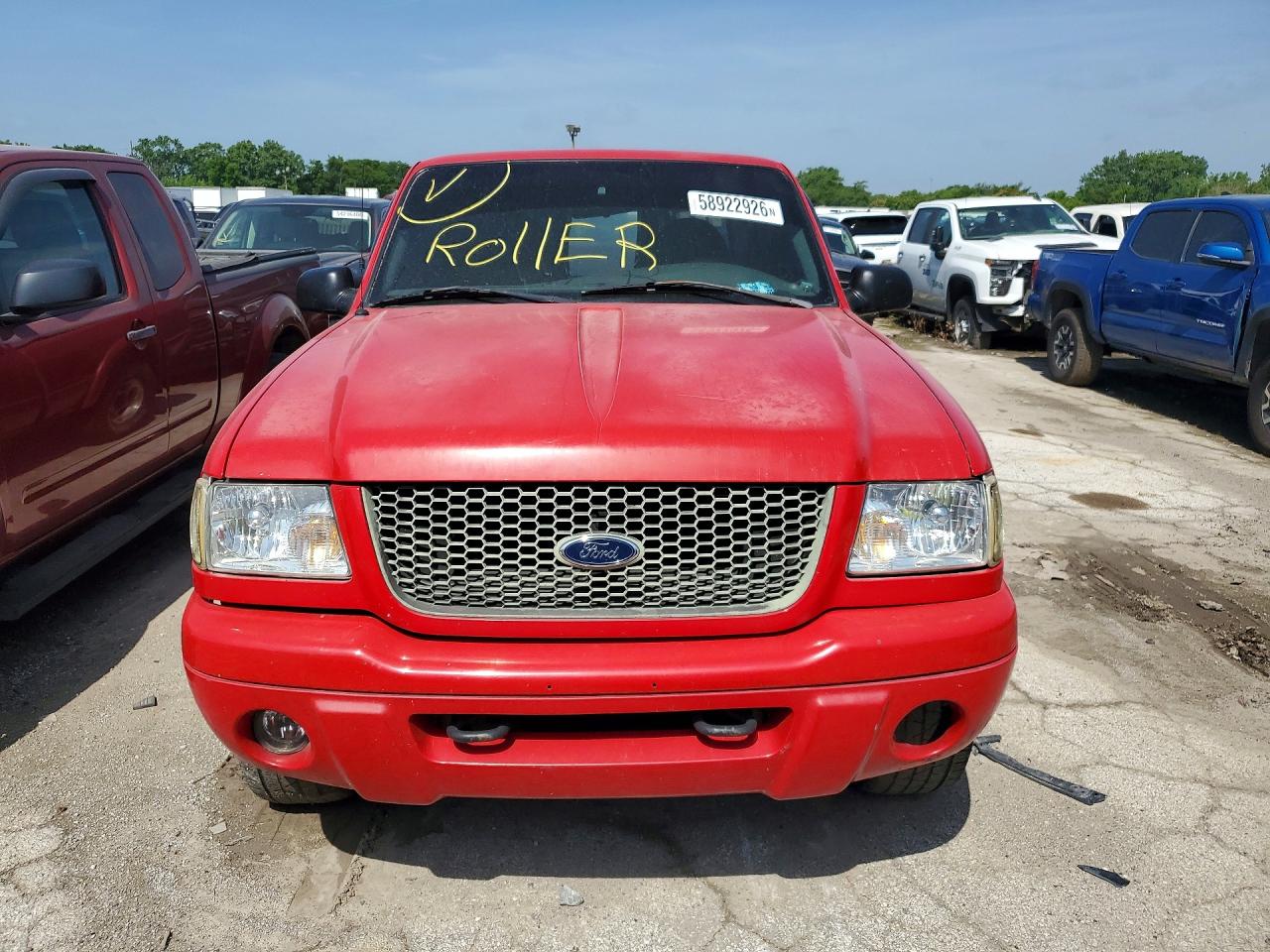 2001 Ford Ranger Super Cab Red vin: 1FTZR15E21TA89948