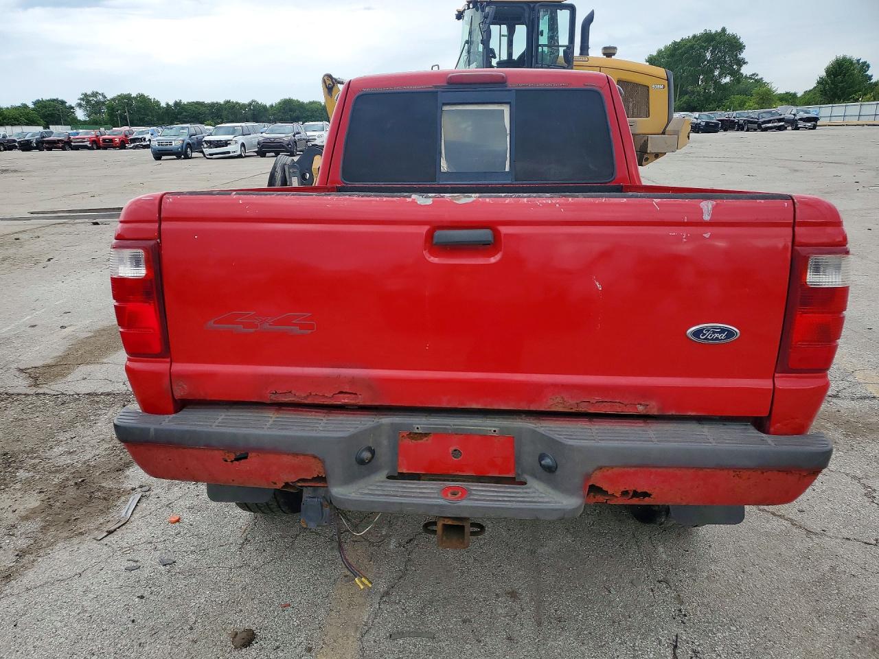2001 Ford Ranger Super Cab Red vin: 1FTZR15E21TA89948