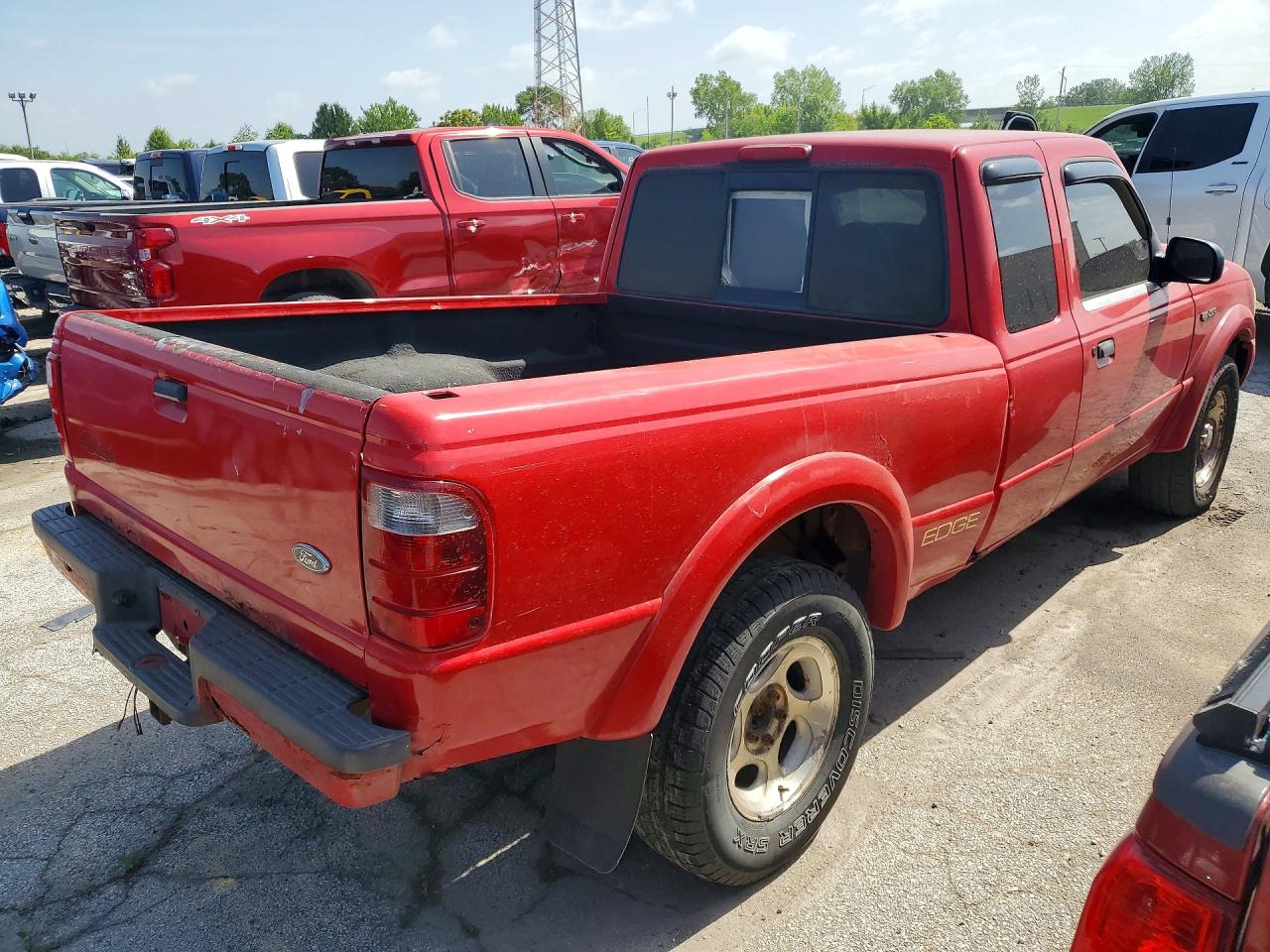 2001 Ford Ranger Super Cab Red vin: 1FTZR15E21TA89948