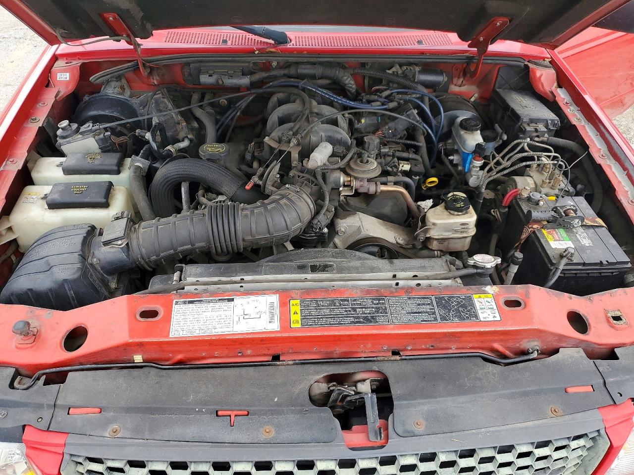 2001 Ford Ranger Super Cab Red vin: 1FTZR15E21TA89948