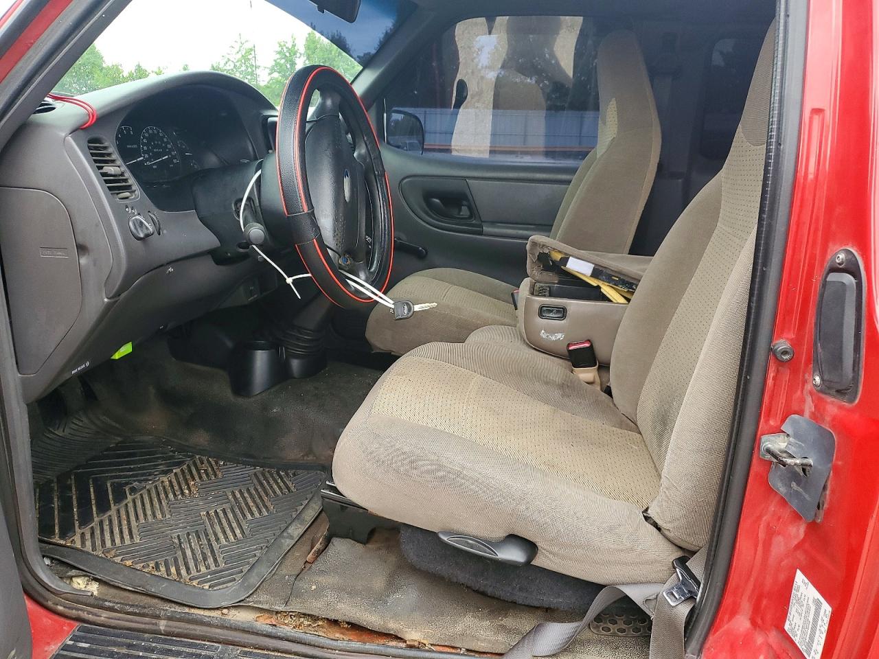 2001 Ford Ranger Super Cab Red vin: 1FTZR15E21TA89948