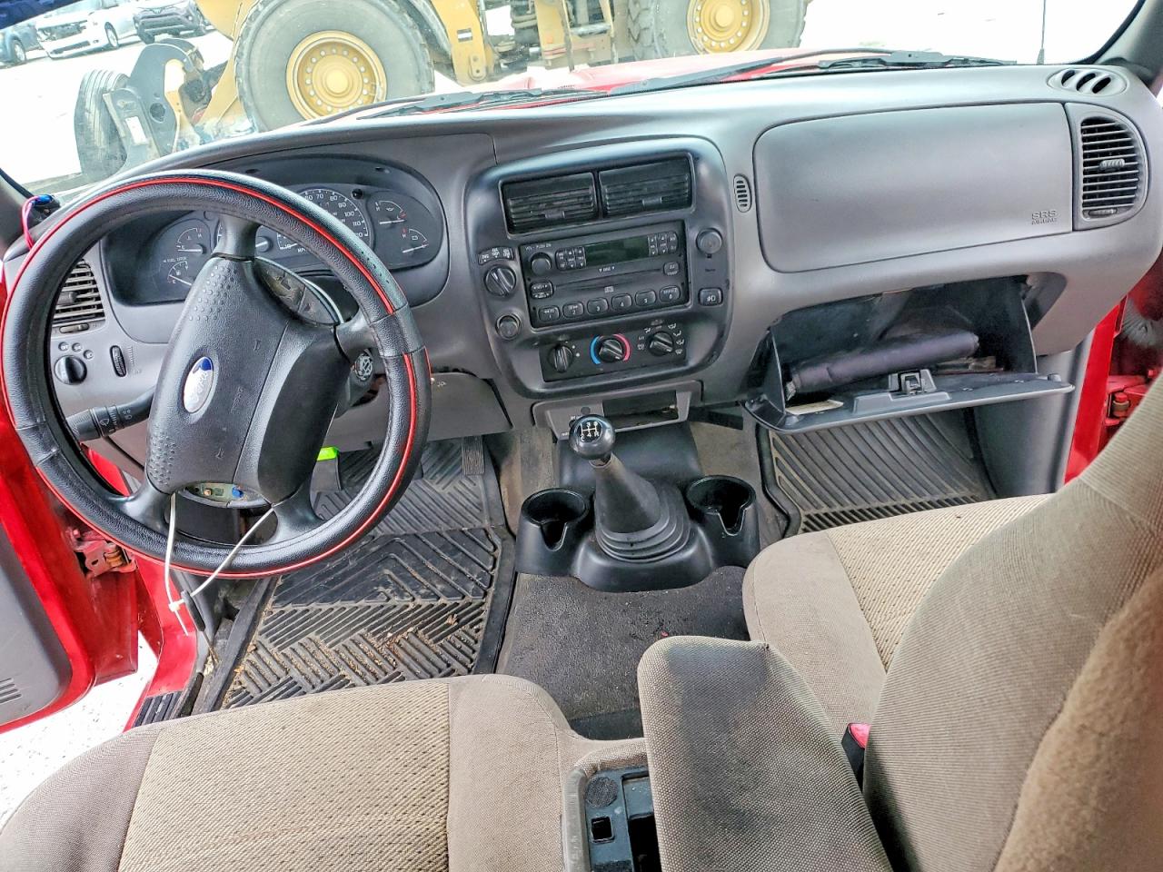 2001 Ford Ranger Super Cab Red vin: 1FTZR15E21TA89948