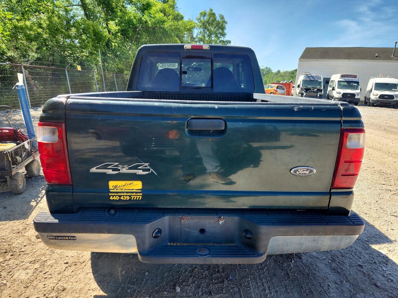 2002 Ford Ranger Super Cab Green vin: 1FTZR15E22PB46515