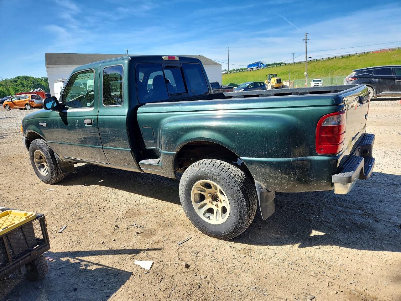 2002 Ford Ranger Super Cab Green vin: 1FTZR15E22PB46515