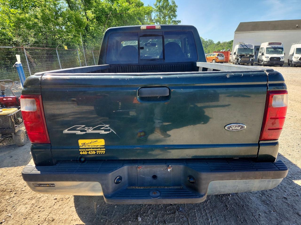 2002 Ford Ranger Super Cab Green vin: 1FTZR15E22PB46515