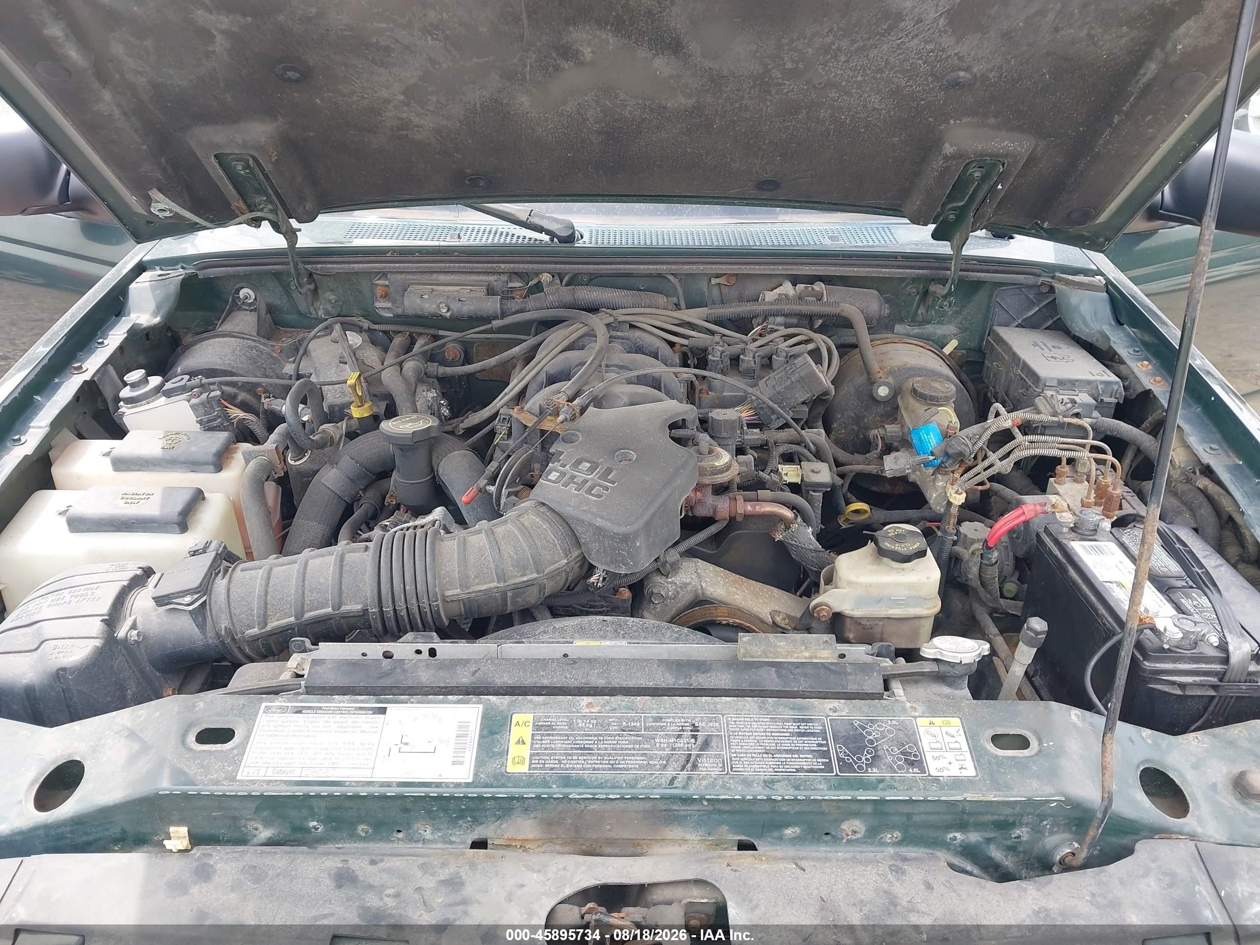 2001 Ford Ranger Edge/xlt Green vin: 1FTZR15E31PA03474