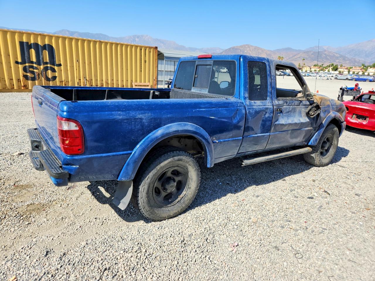 2001 Ford Ranger Super Cab Blue vin: 1FTZR15E31PA75839