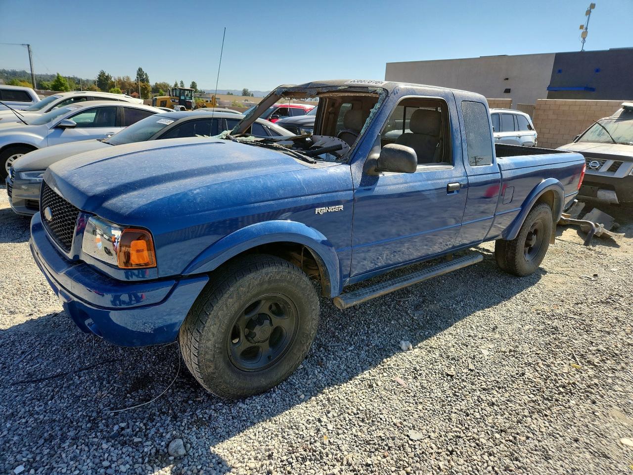 2001 Ford Ranger Super Cab Blue vin: 1FTZR15E31PA75839