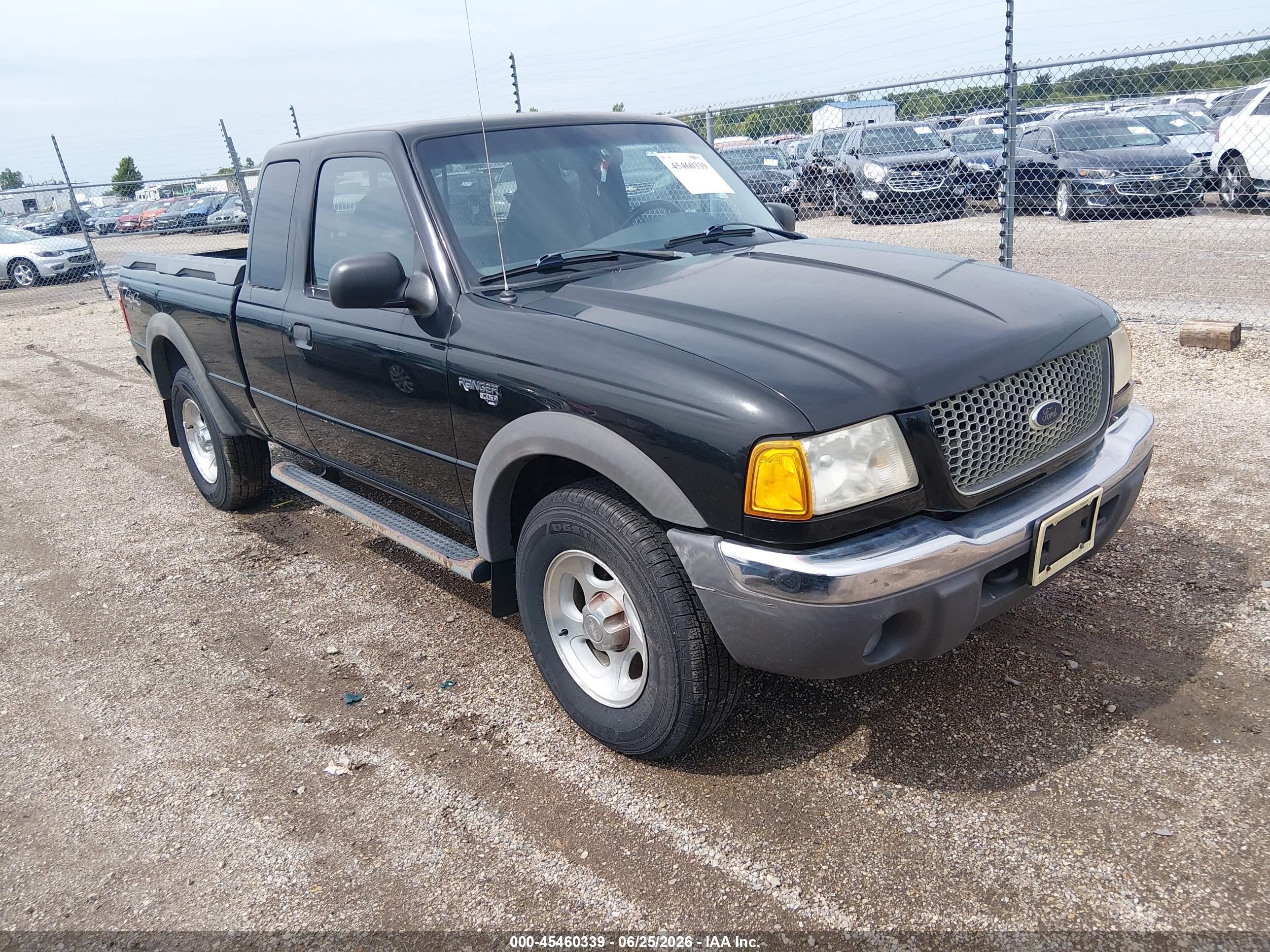 2001 Ford Ranger Edge/xlt Black vin: 1FTZR15E31TA41116