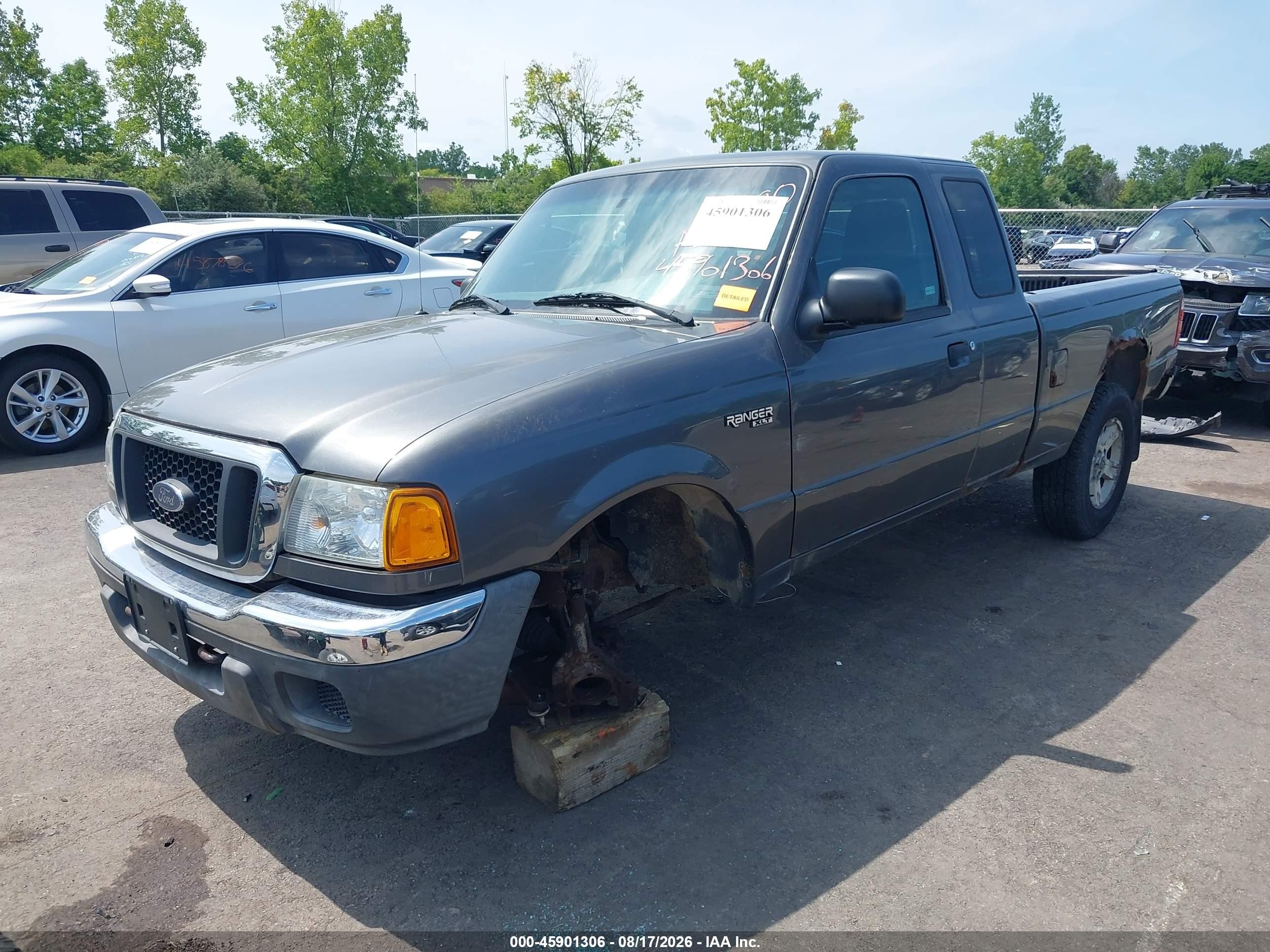 2004 Ford Ranger Xlt Gray vin: 1FTZR15E34TA18990