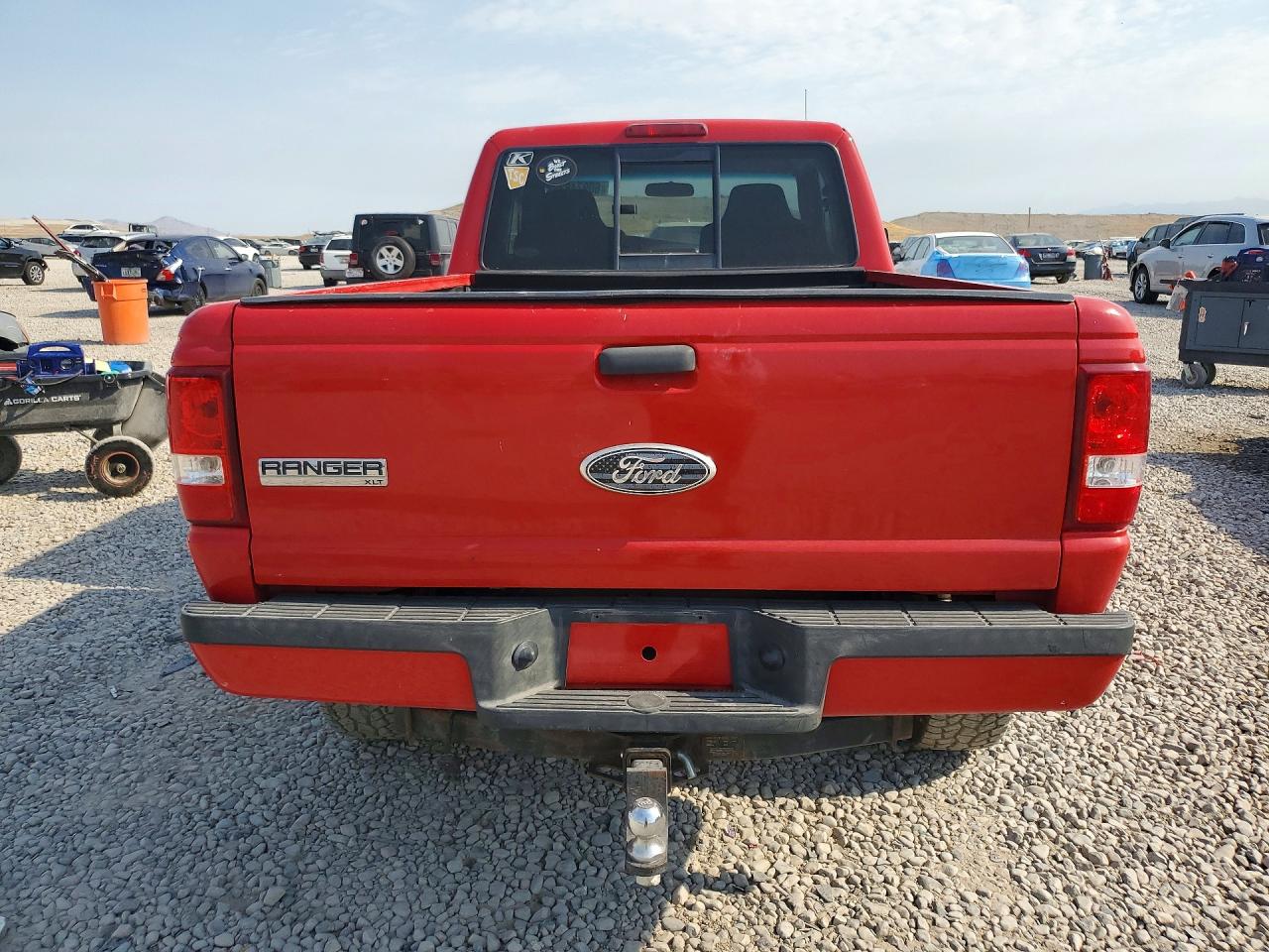 2011 Ford Ranger Super Cab Red vin: 1FTZR15E36PA05264