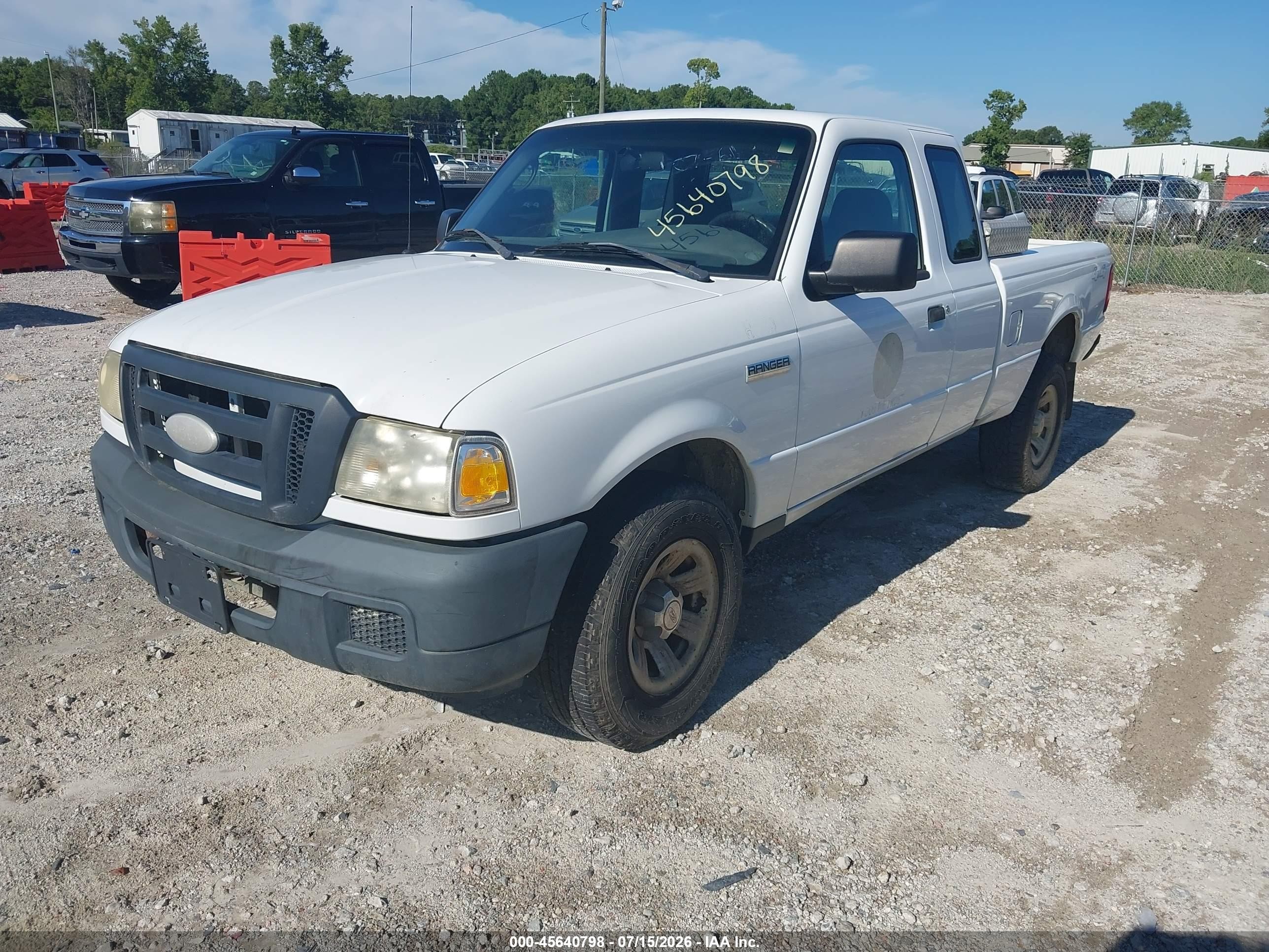 2007 Ford Ranger Fx4 Off-road/sport/xl/xlt Белый vin: 1FTZR15E37PA94982