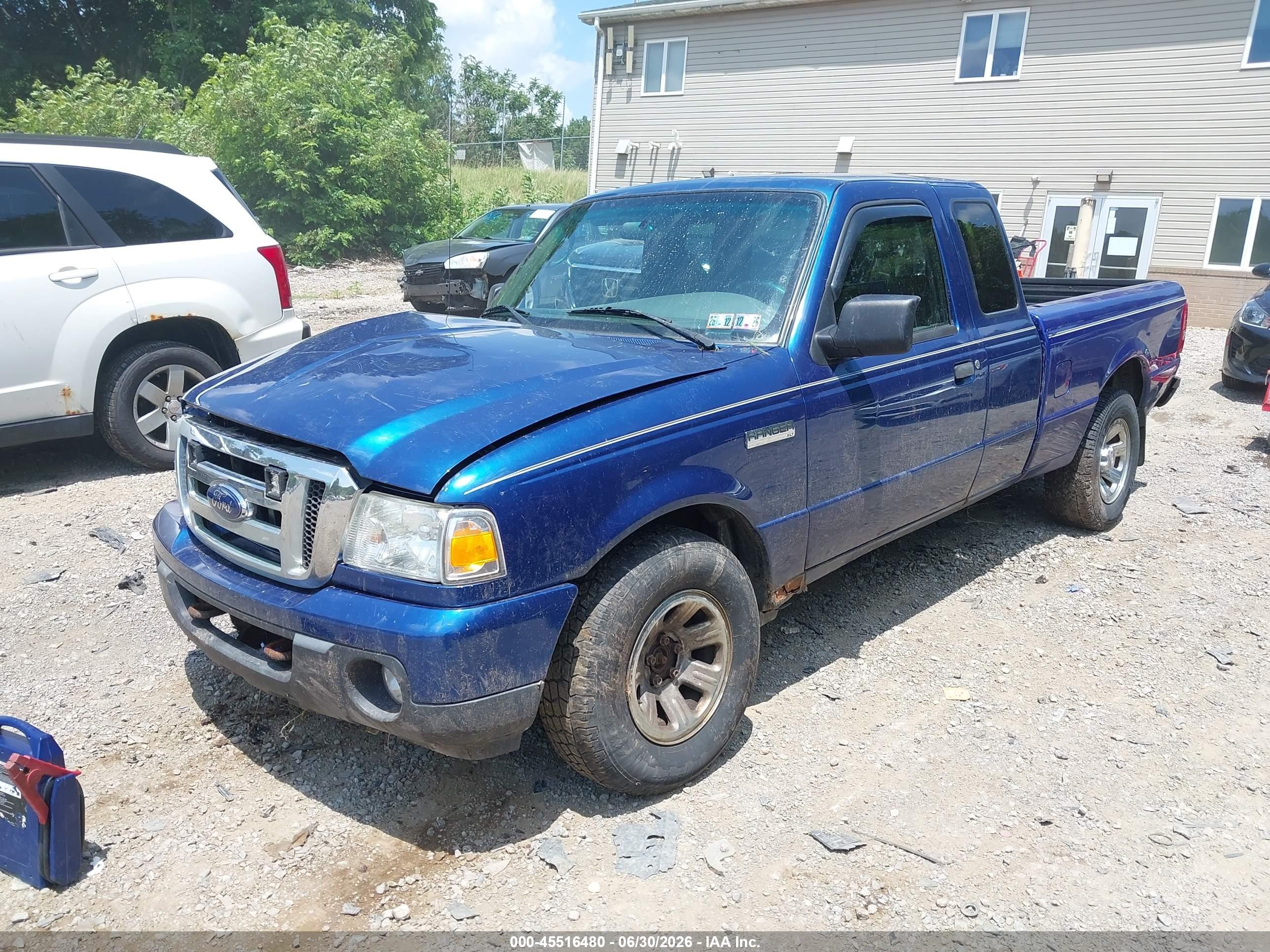 2008 Ford Ranger Fx4 Off-rd/sport/xl/xlt Blue vin: 1FTZR15E38PA47985