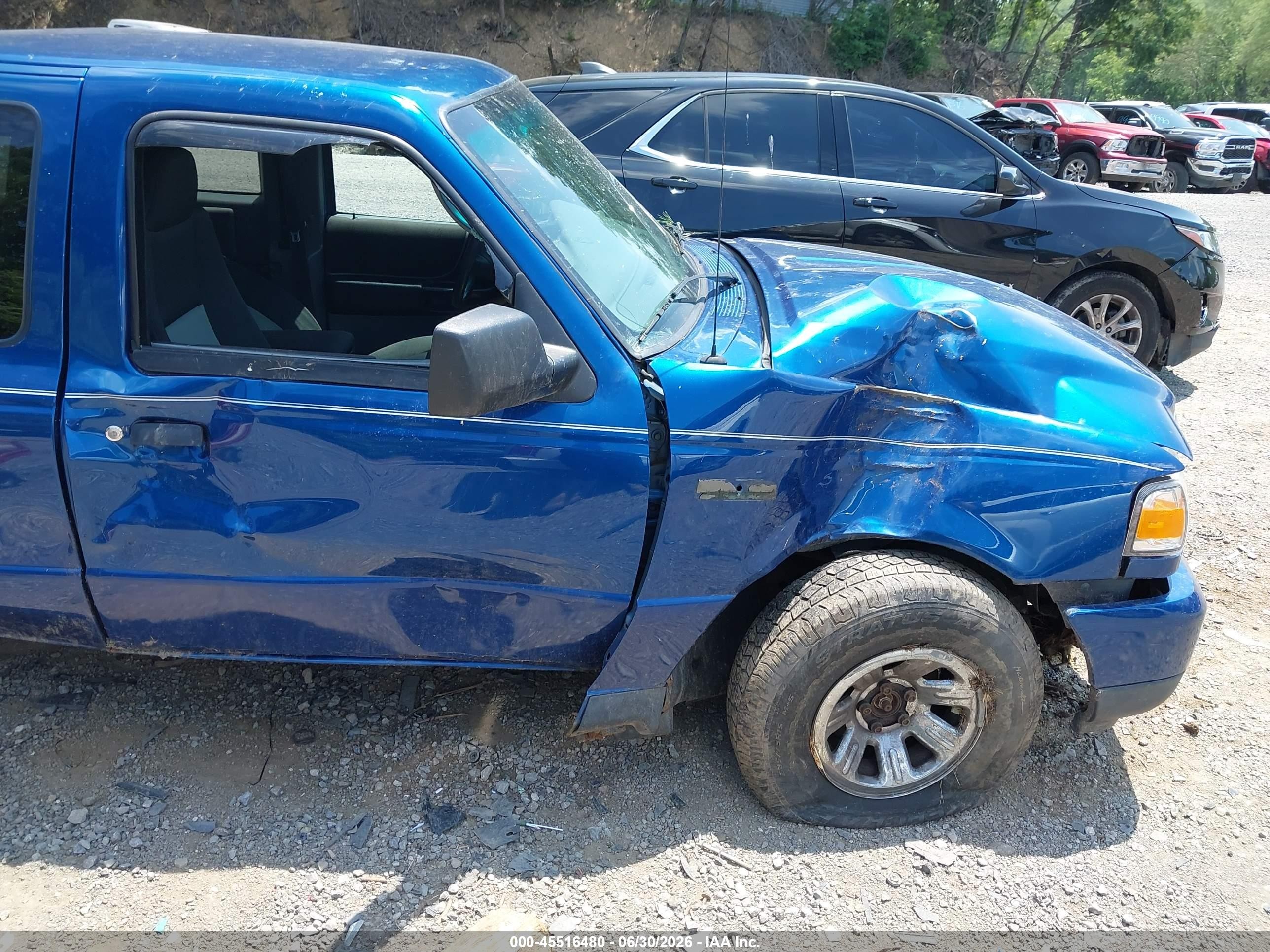 2008 Ford Ranger Fx4 Off-rd/sport/xl/xlt Blue vin: 1FTZR15E38PA47985