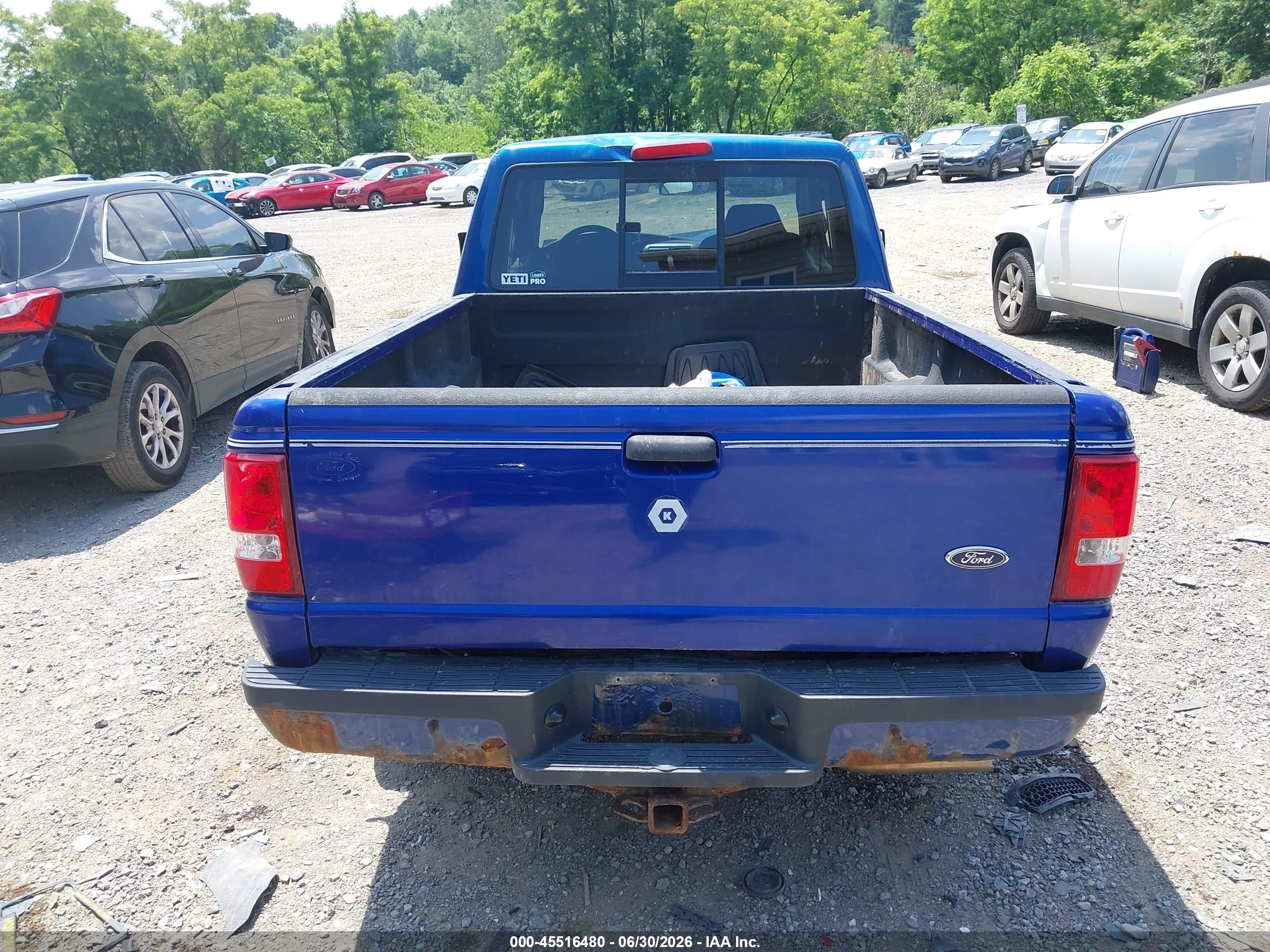 2008 Ford Ranger Fx4 Off-rd/sport/xl/xlt Blue vin: 1FTZR15E38PA47985