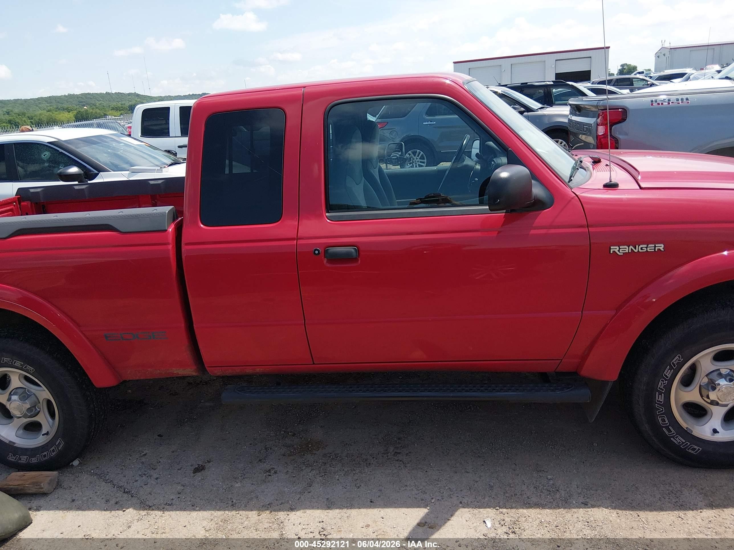 2001 Ford Ranger Edge/xlt Red vin: 1FTZR15E41PA17447