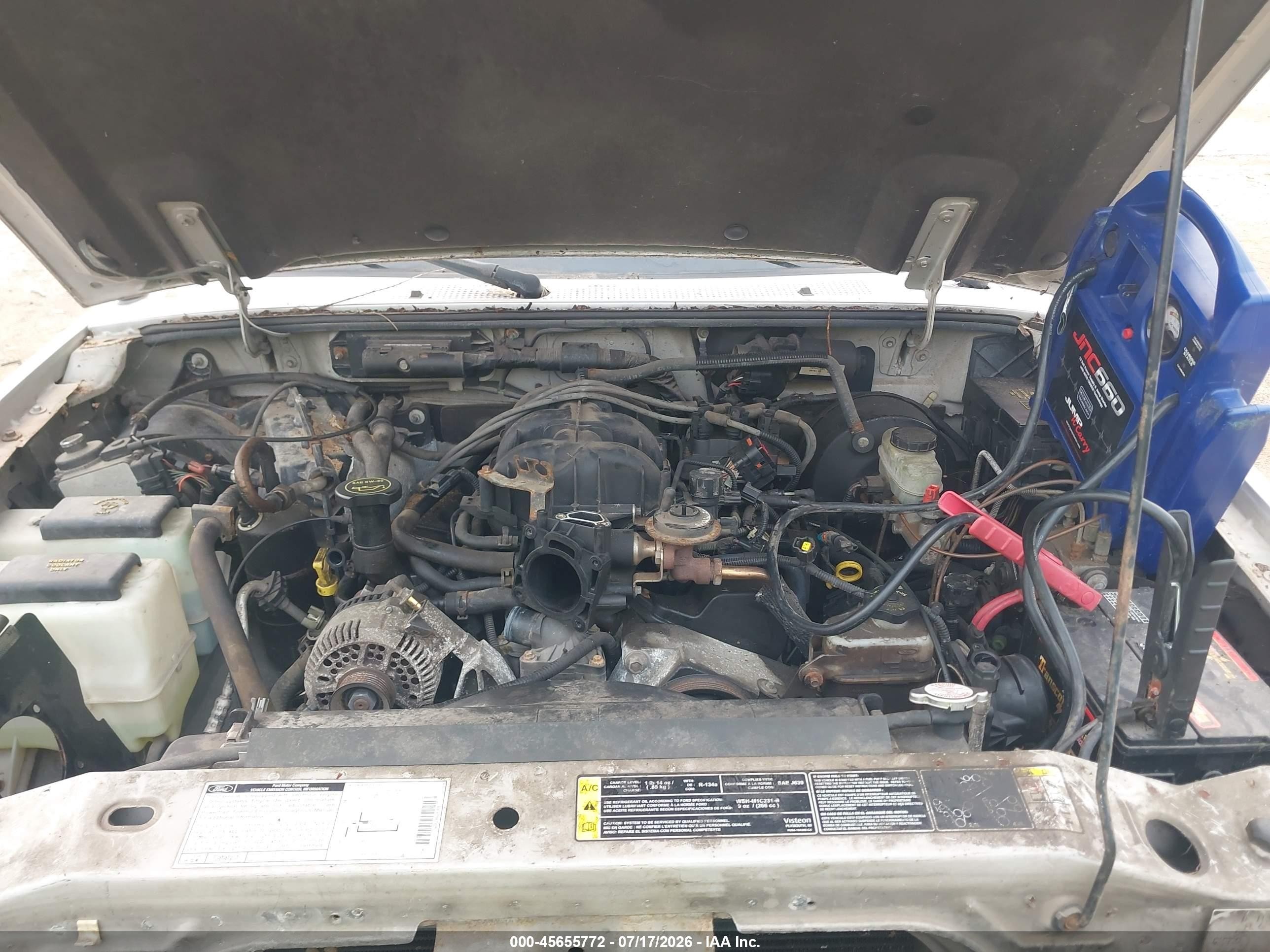 2001 Ford Ranger Edge/xlt Silver vin: 1FTZR15E41PB77165