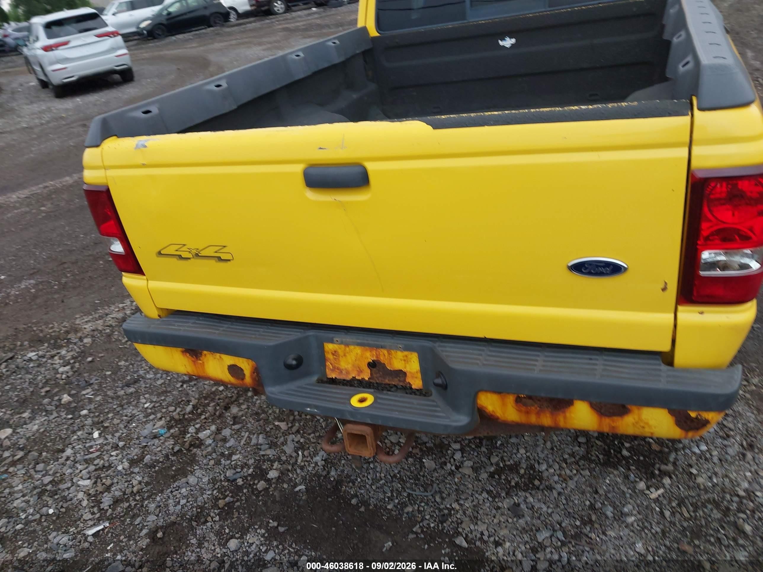 2001 Ford Ranger Edge/xlt Желтый vin: 1FTZR15E41TA30271
