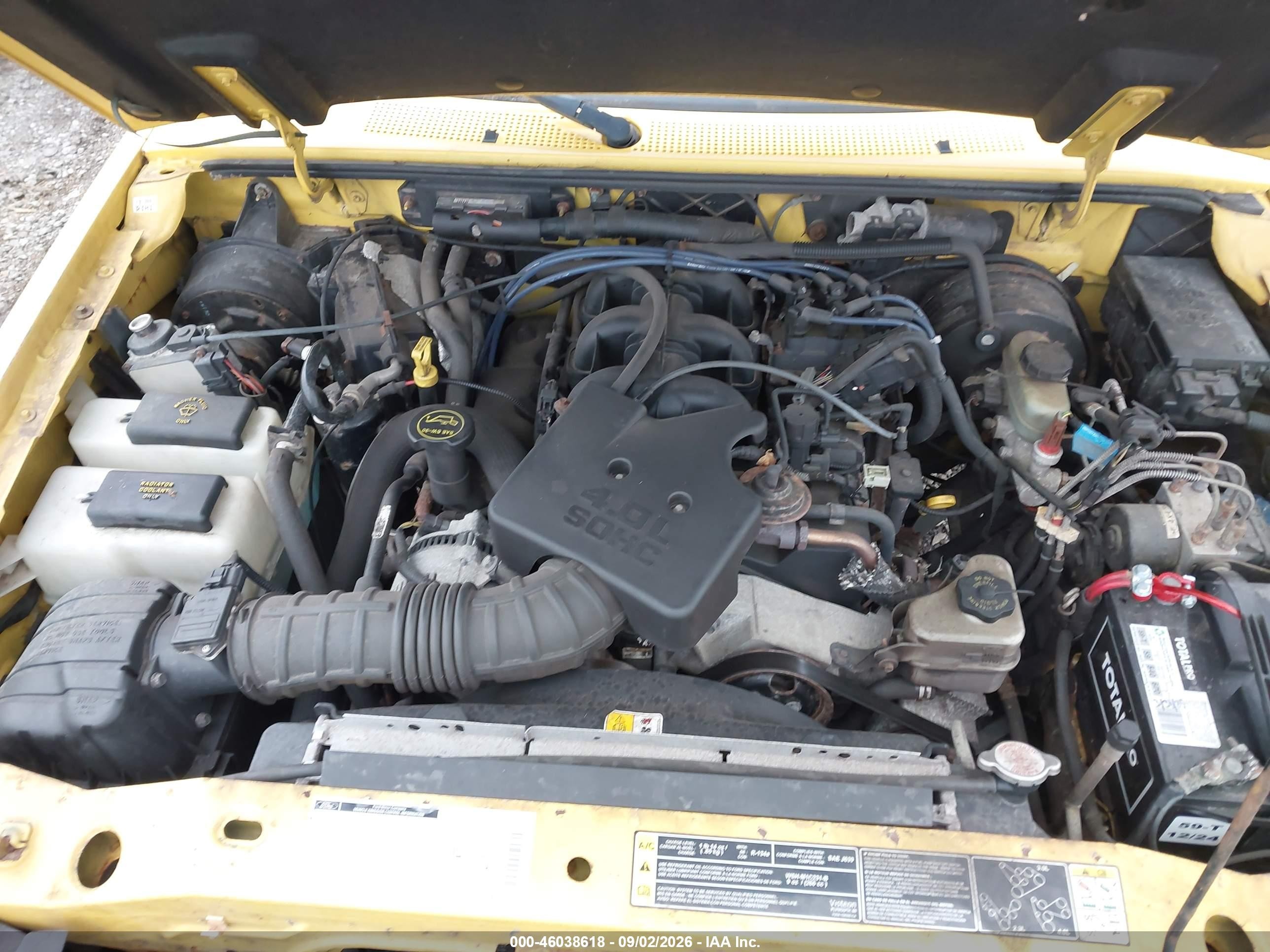 2001 Ford Ranger Edge/xlt Желтый vin: 1FTZR15E41TA30271