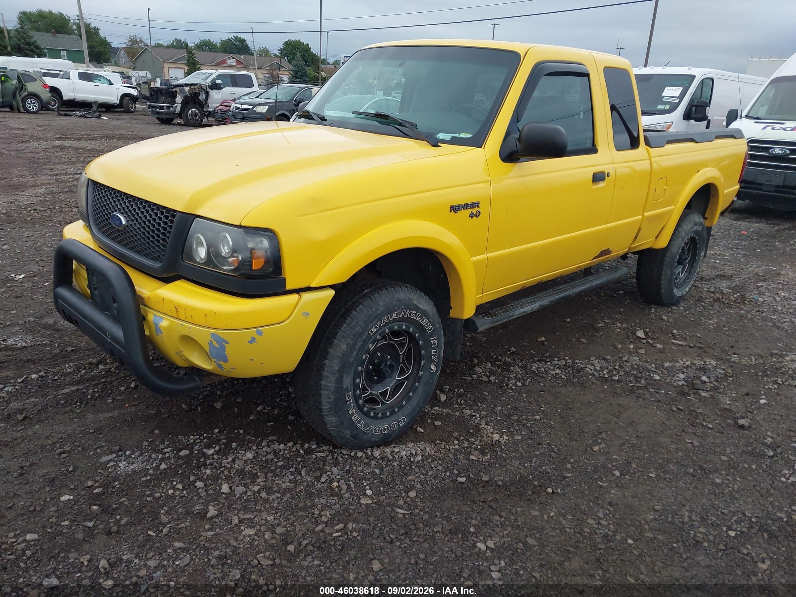2001 Ford Ranger Edge/xlt Желтый vin: 1FTZR15E41TA30271