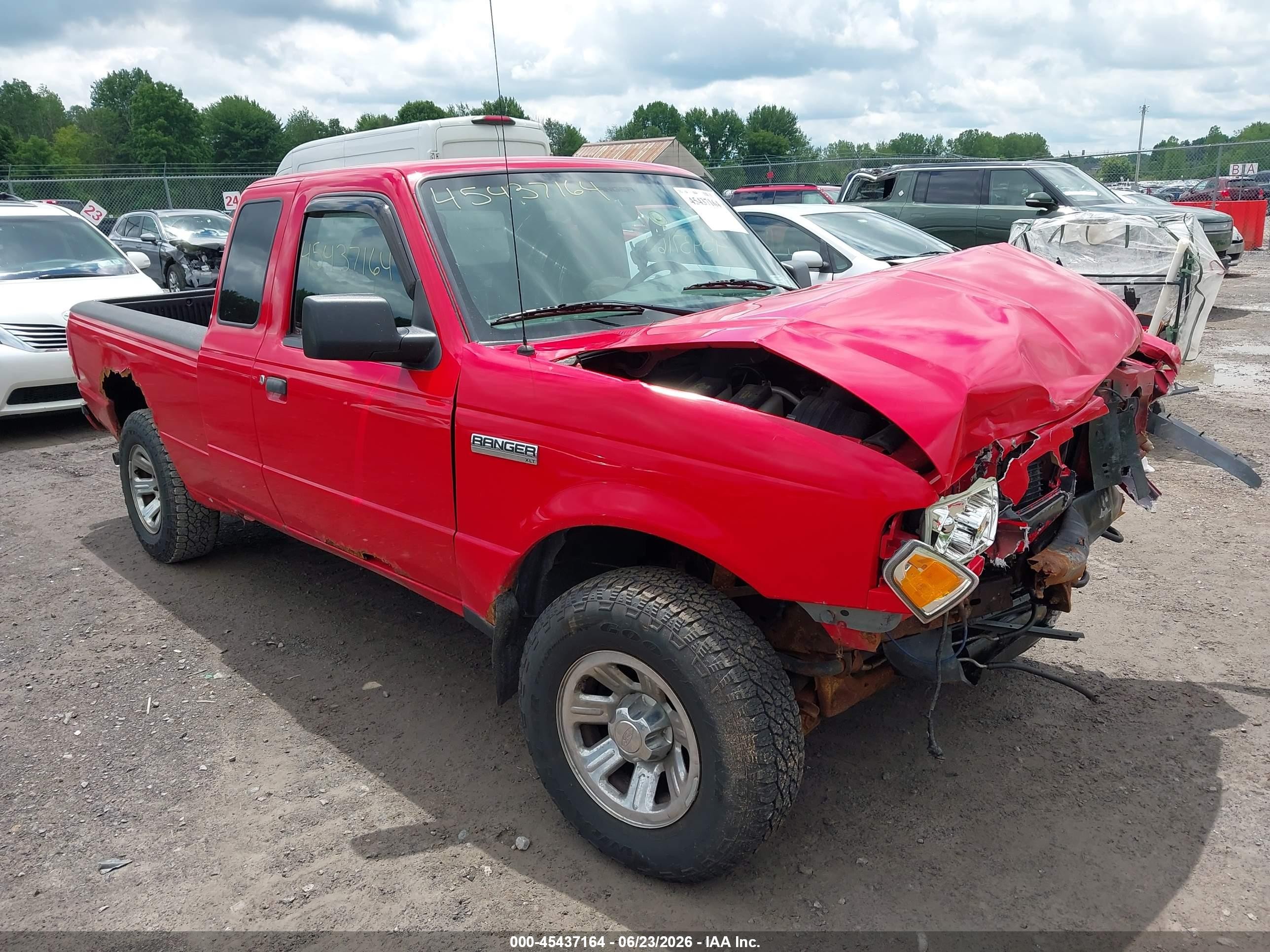 2008 Ford Ranger Fx4 Off-rd/sport/xl/xlt Red vin: 1FTZR15E48PA09455