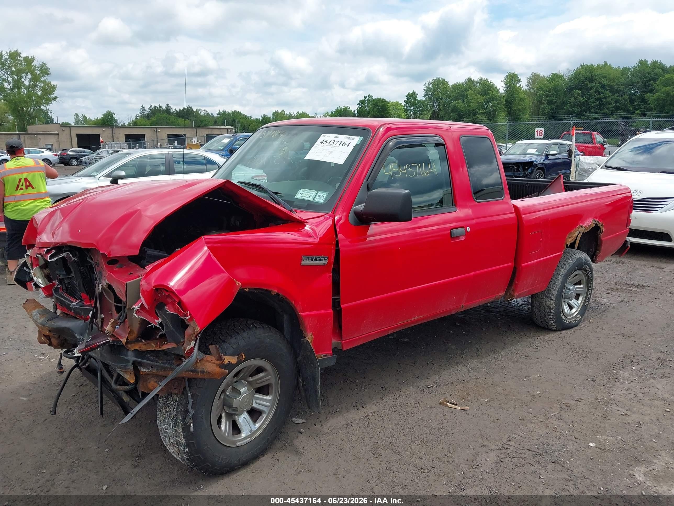 2008 Ford Ranger Fx4 Off-rd/sport/xl/xlt Red vin: 1FTZR15E48PA09455