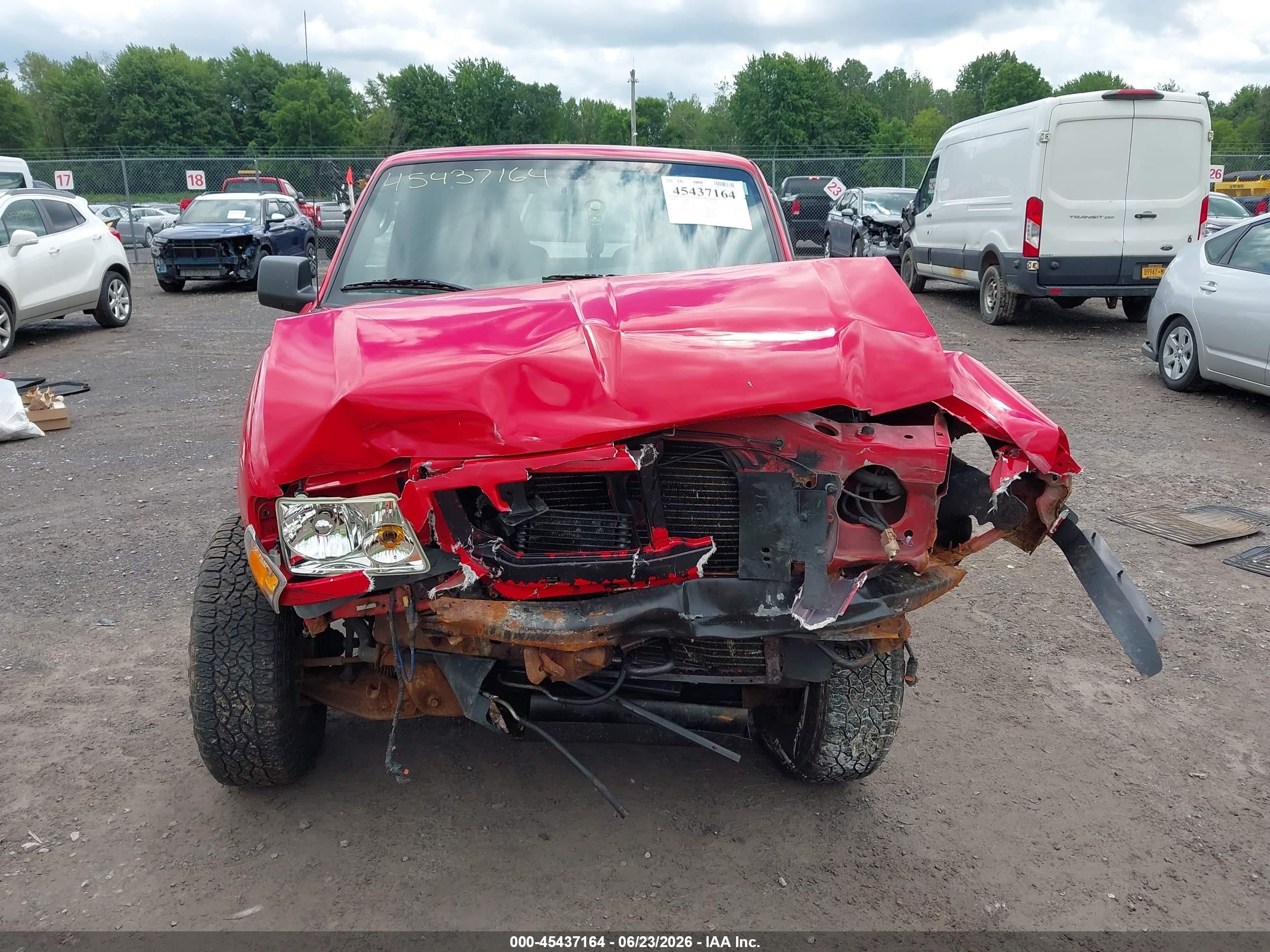 2008 Ford Ranger Fx4 Off-rd/sport/xl/xlt Red vin: 1FTZR15E48PA09455
