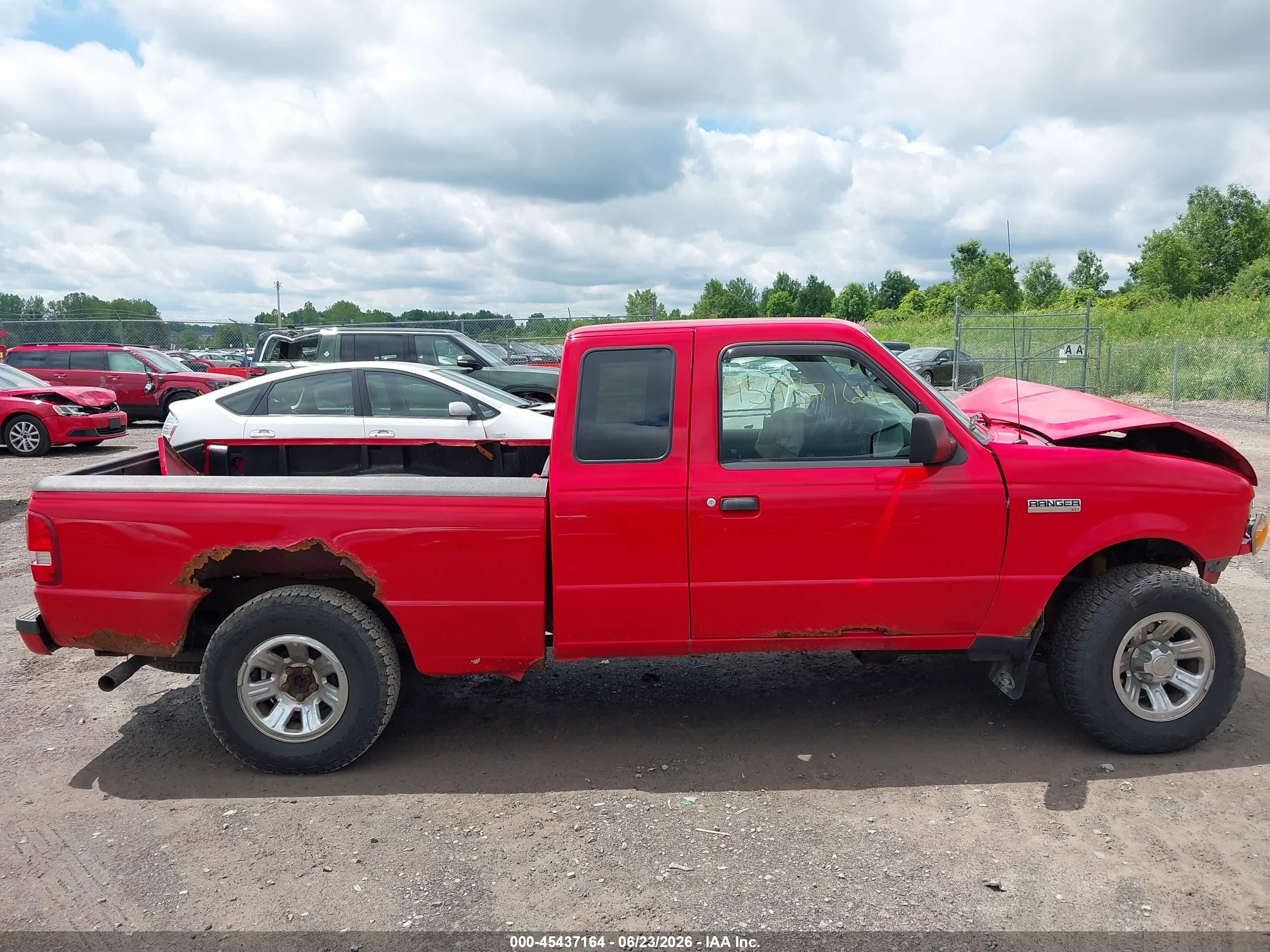 2008 Ford Ranger Fx4 Off-rd/sport/xl/xlt Red vin: 1FTZR15E48PA09455