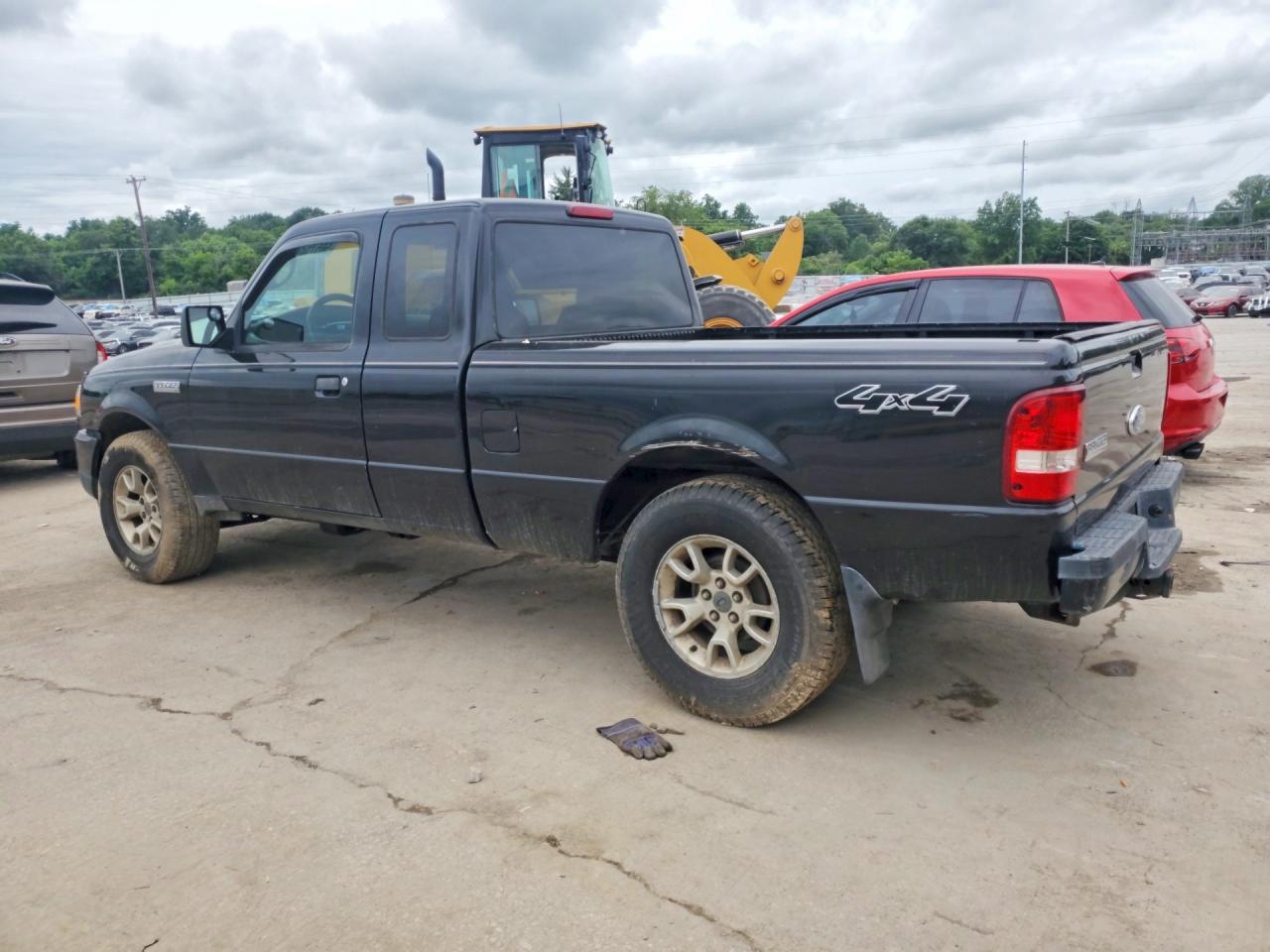 2008 Ford Ranger Super Cab Black vin: 1FTZR15E48PA62317