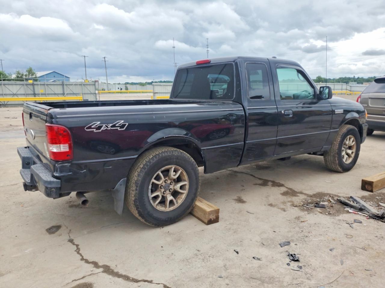 2008 Ford Ranger Super Cab Black vin: 1FTZR15E48PA62317