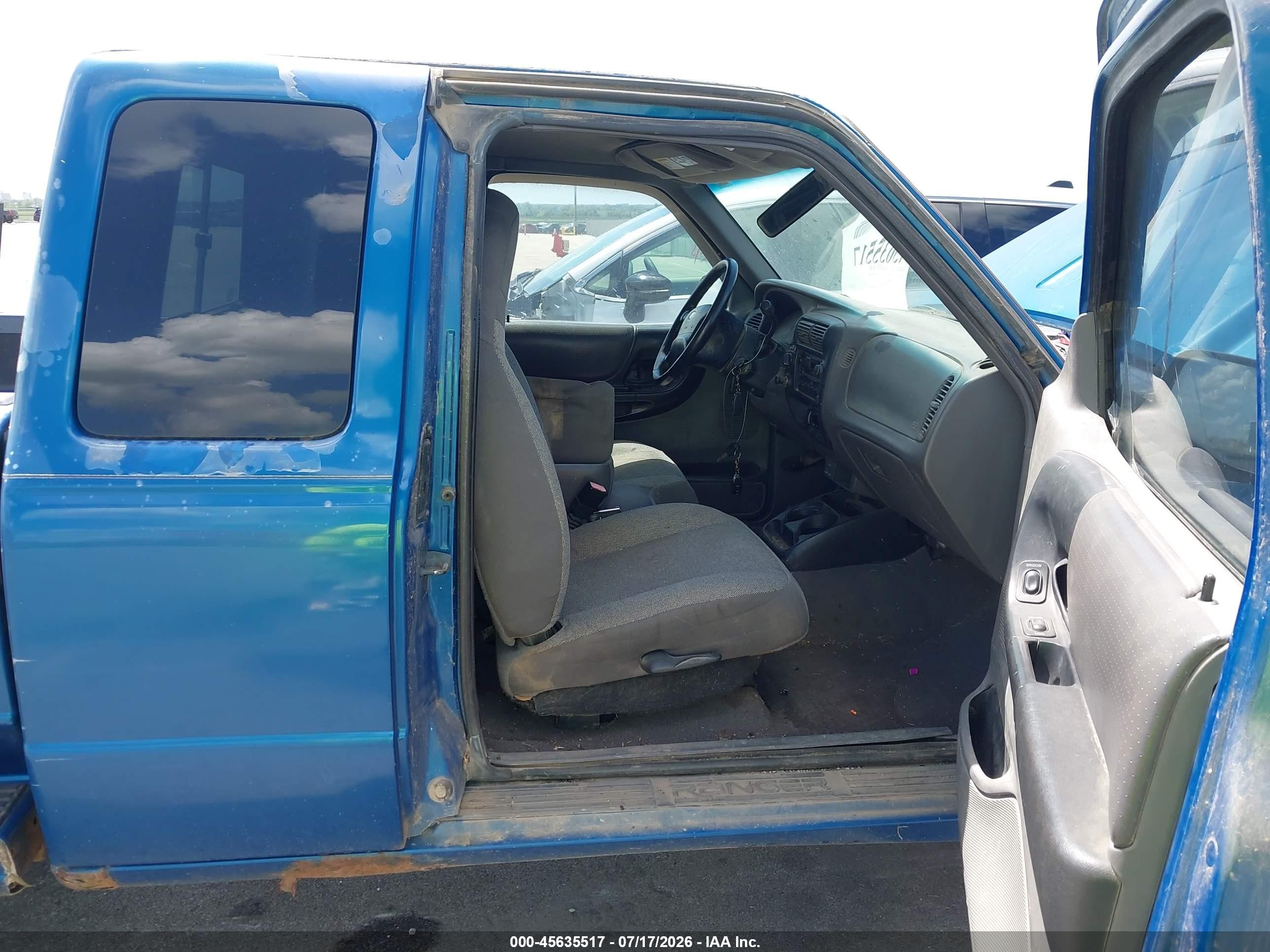 2001 Ford Ranger Edge/xlt Blue vin: 1FTZR15E51PB44319