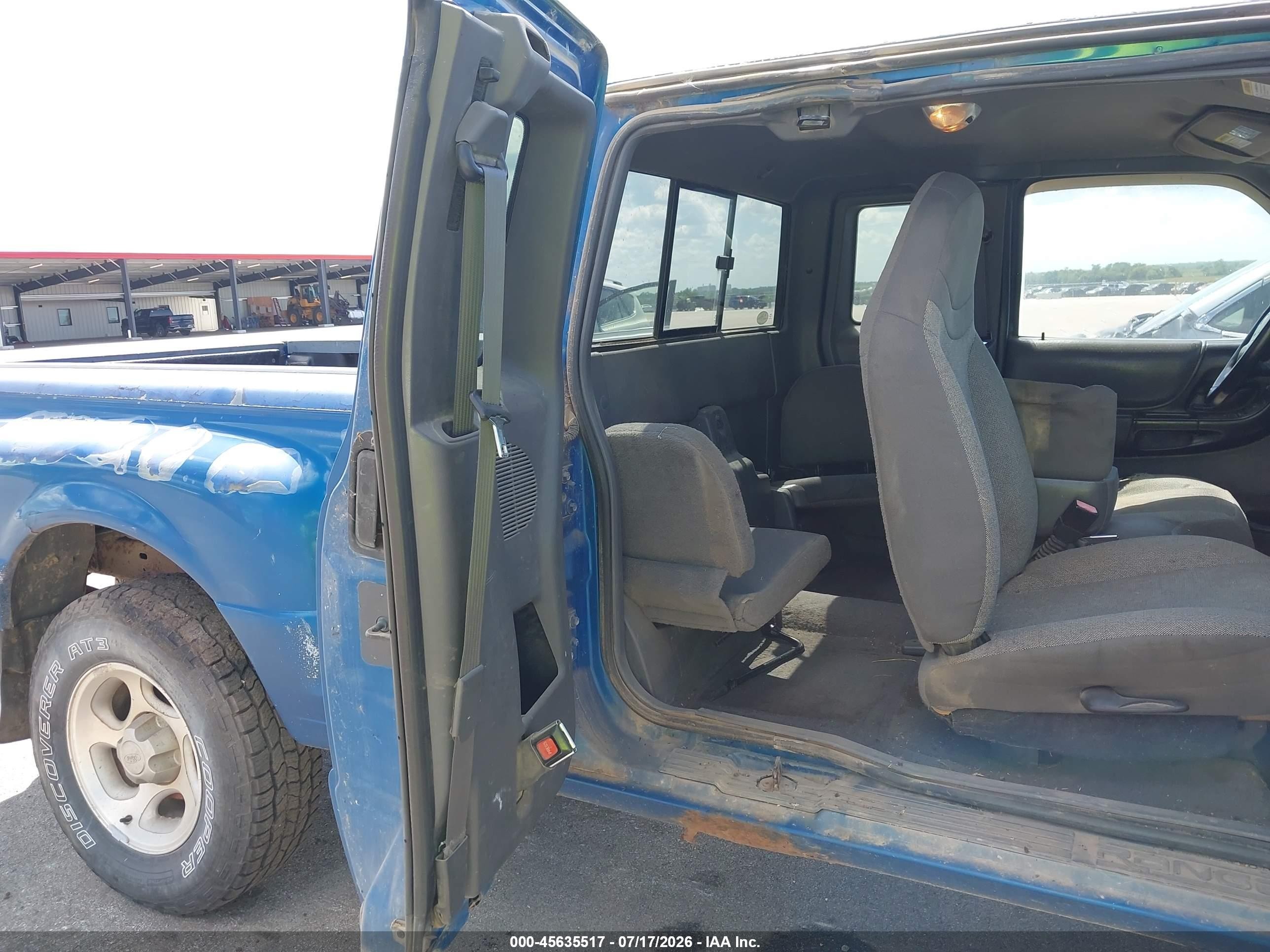 2001 Ford Ranger Edge/xlt Blue vin: 1FTZR15E51PB44319