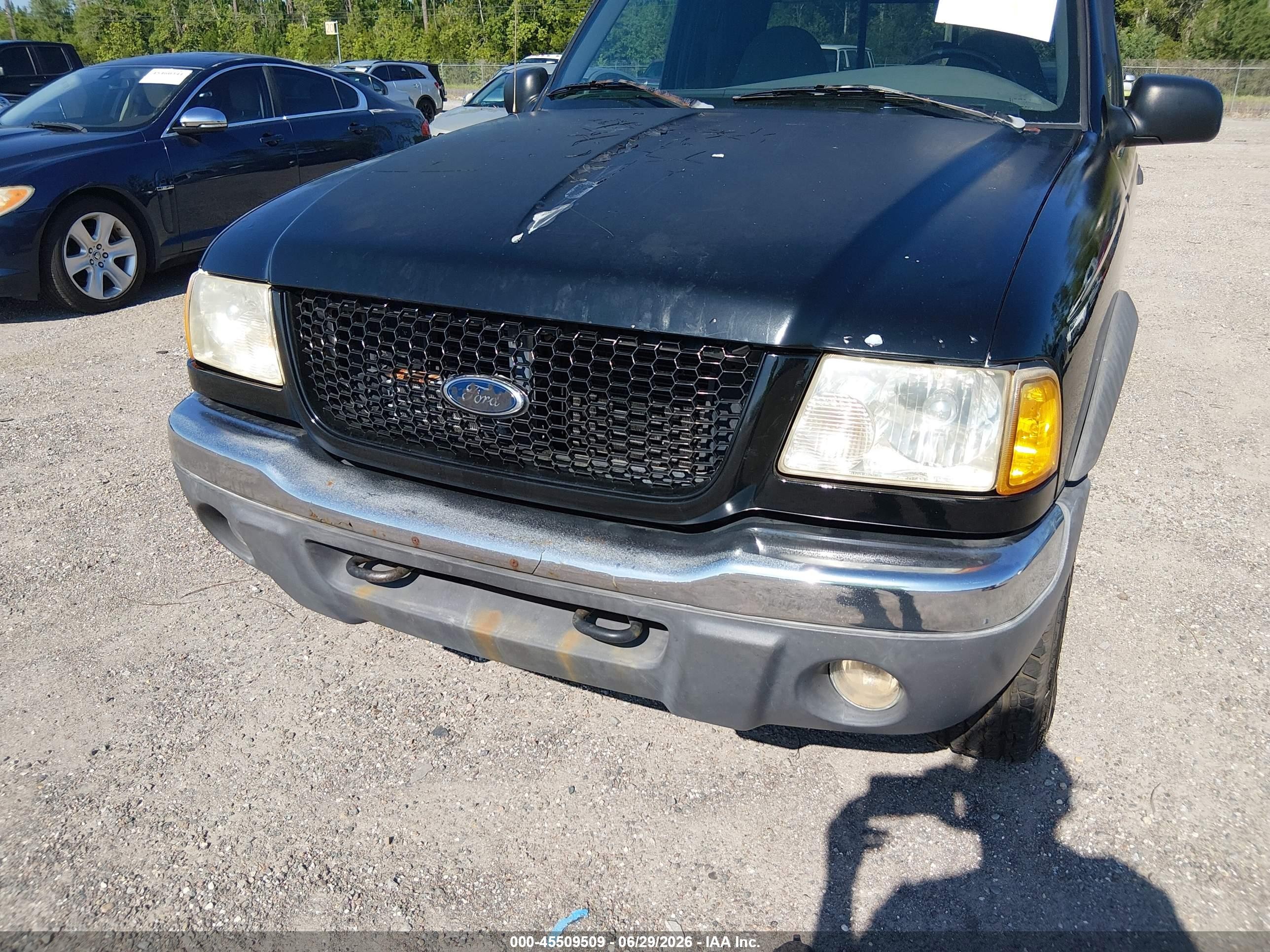 2001 Ford Ranger Edge/xlt Black vin: 1FTZR15E51TA43529