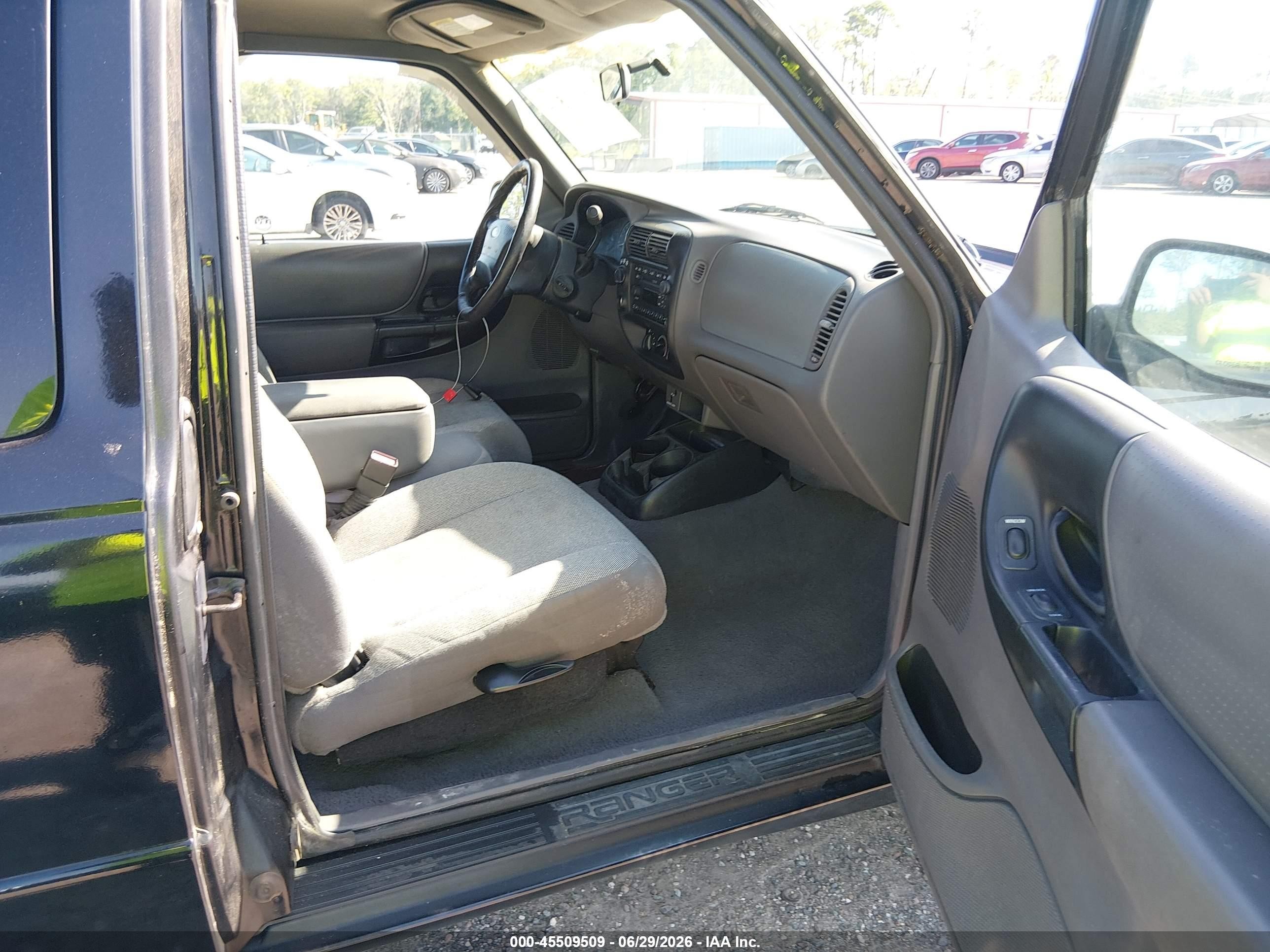 2001 Ford Ranger Edge/xlt Black vin: 1FTZR15E51TA43529