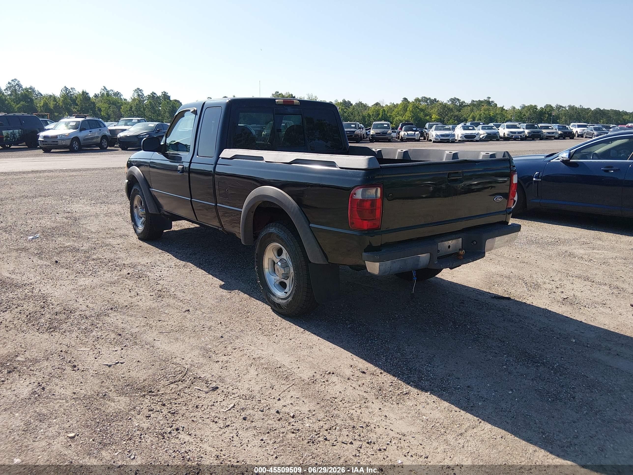 2001 Ford Ranger Edge/xlt Black vin: 1FTZR15E51TA43529