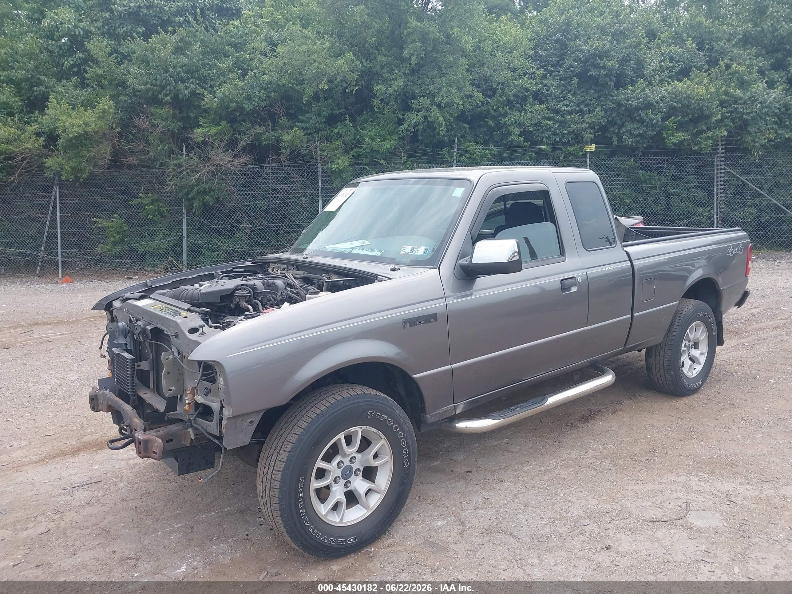 2007 Ford Ranger Fx4 Off-road/sport/xl/xlt Gray vin: 1FTZR15E57PA17305