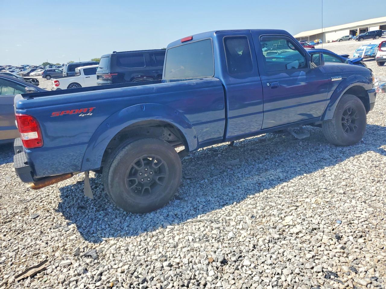 2007 Ford Ranger Super Cab Blue vin: 1FTZR15E57PA64088