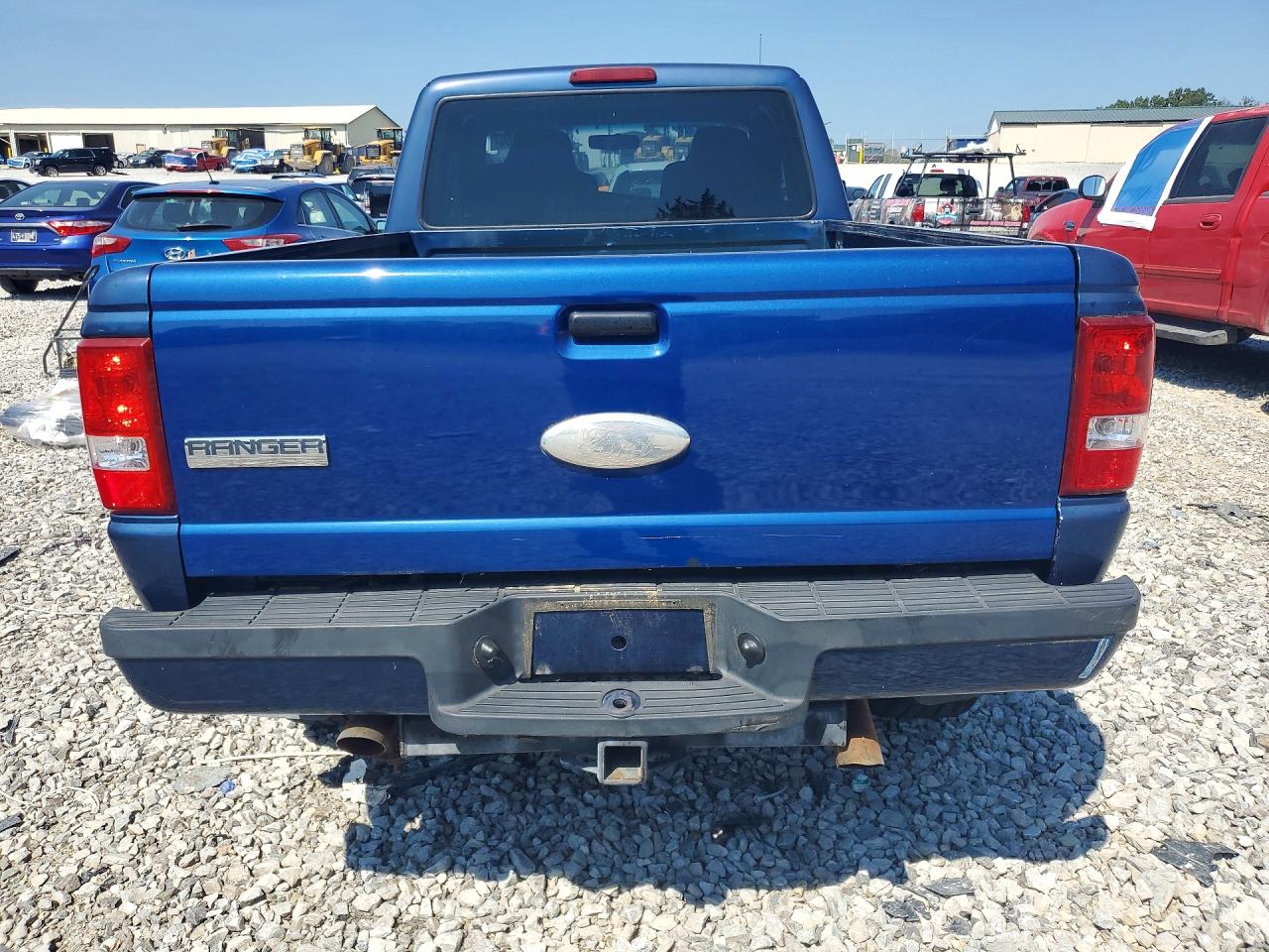 2007 Ford Ranger Super Cab Blue vin: 1FTZR15E57PA64088