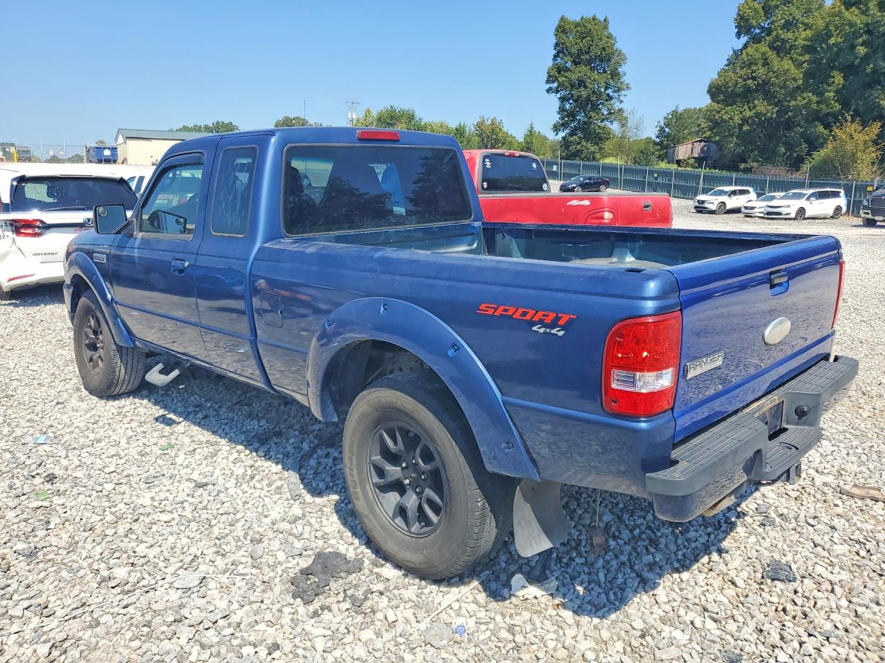 2007 Ford Ranger Super Cab Blue vin: 1FTZR15E57PA64088