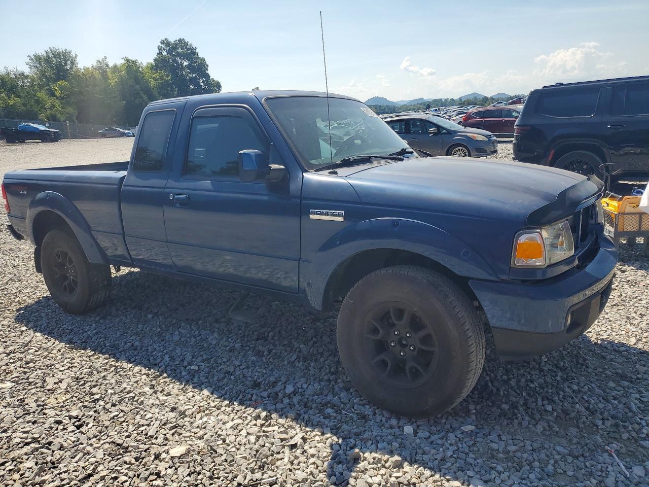 2007 Ford Ranger Super Cab Blue vin: 1FTZR15E57PA64088