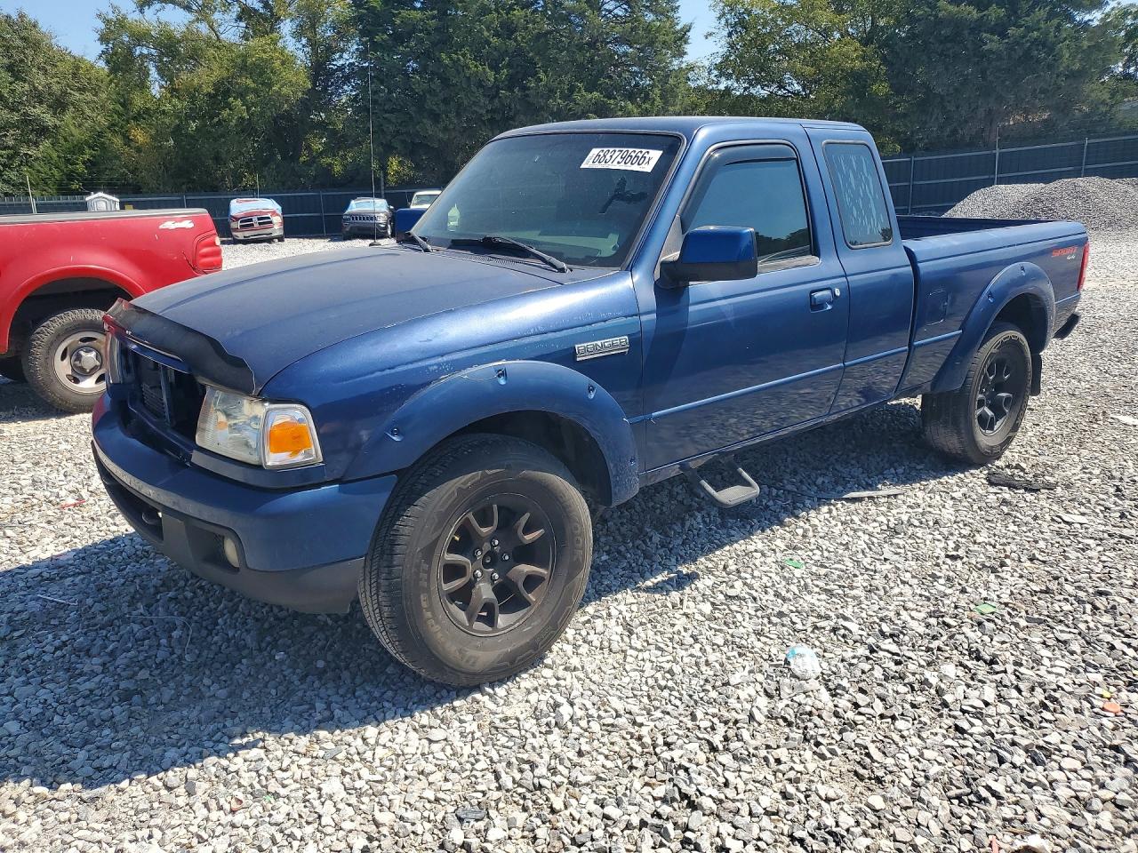 2007 Ford Ranger Super Cab Blue vin: 1FTZR15E57PA64088