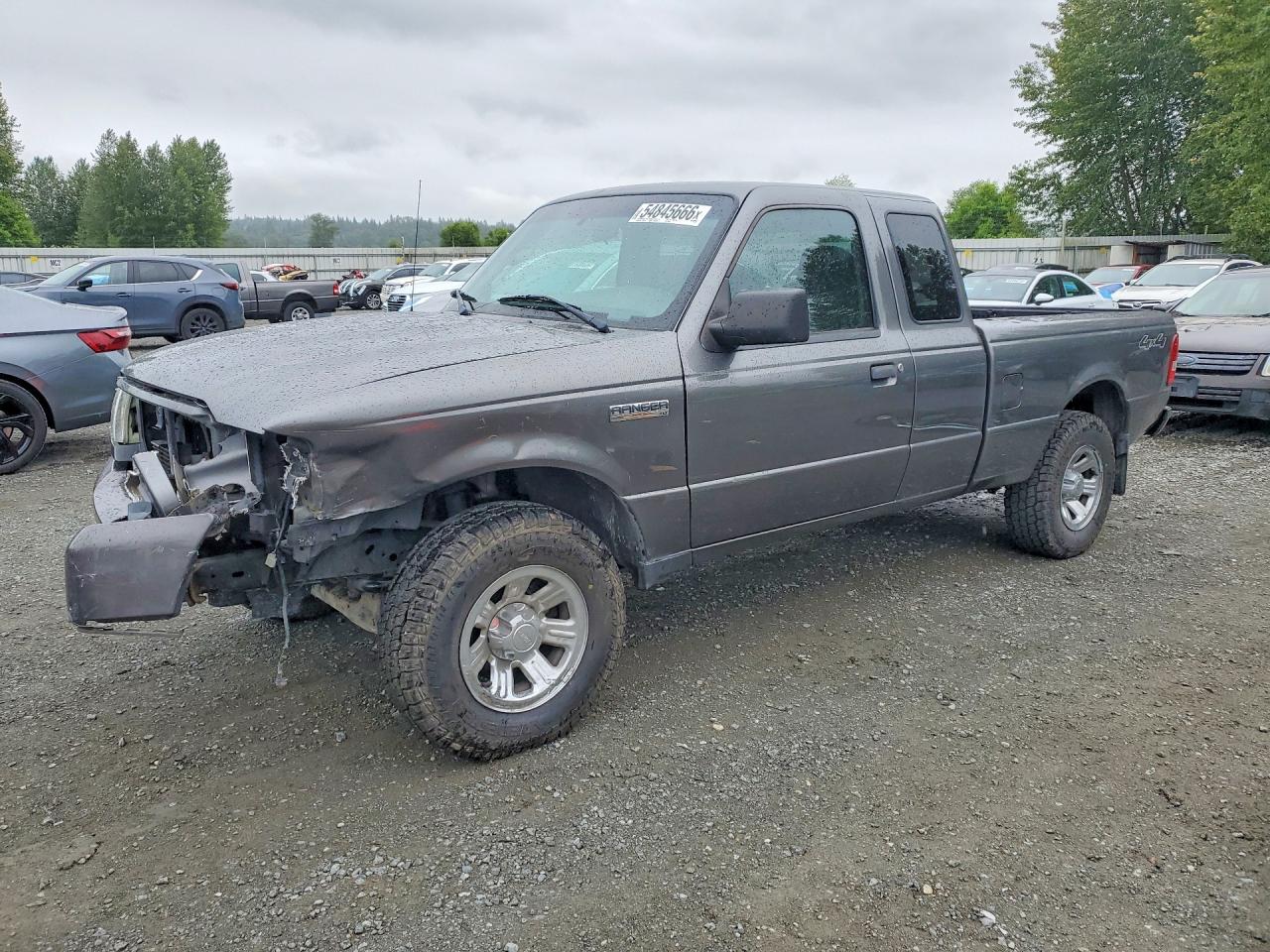 2008 Ford Ranger Super Cab Gray vin: 1FTZR15E58PA33893